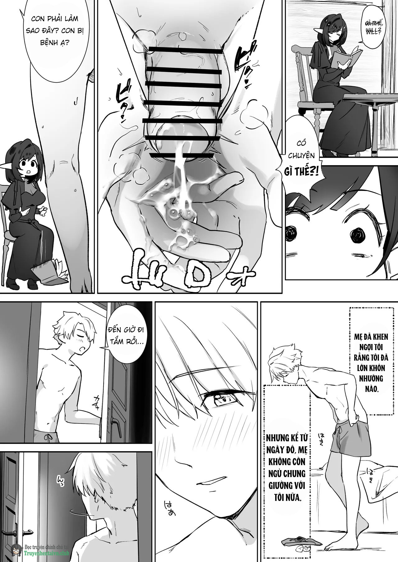 Đọc truyện hentai Elf no Milk de Otona ni Narimashita - Oneshot