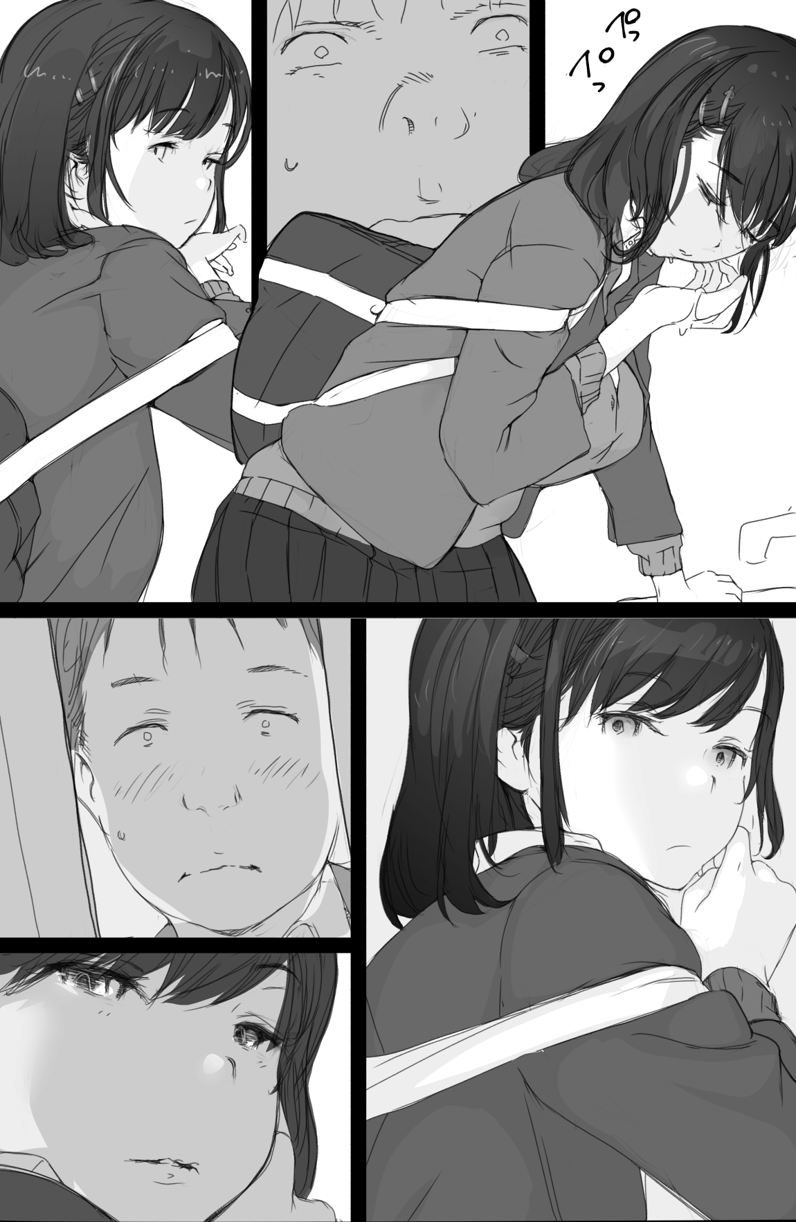 Đọc truyện hentai Anh Chàng May Mắn Và Cô Gái Khoe Hàng Trên Chuyến Tàu Điện Ngầm - Oneshot