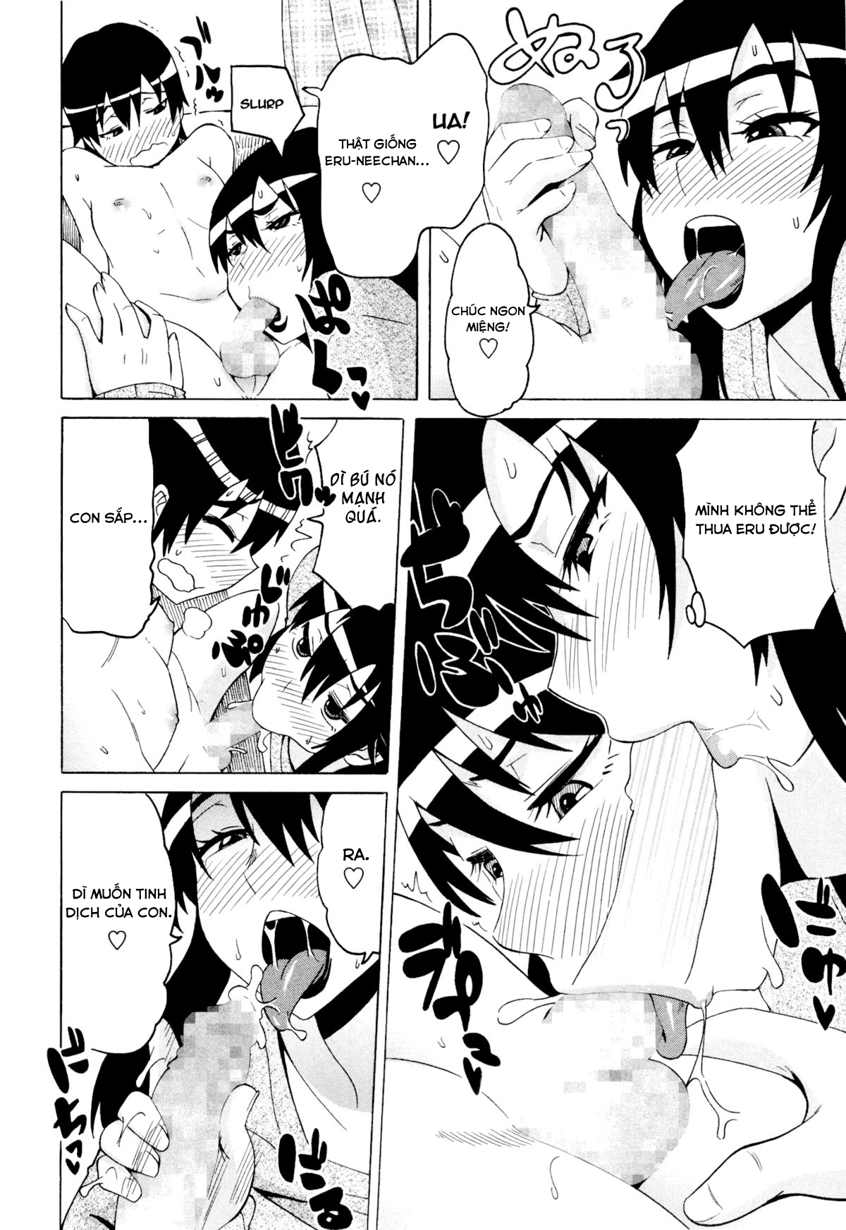 Đọc truyện hentai Cậu nhóc hàng xóm nghịch ngợm của tôi - Chap 2 - Bà mẹ của bà chị hàng xóm