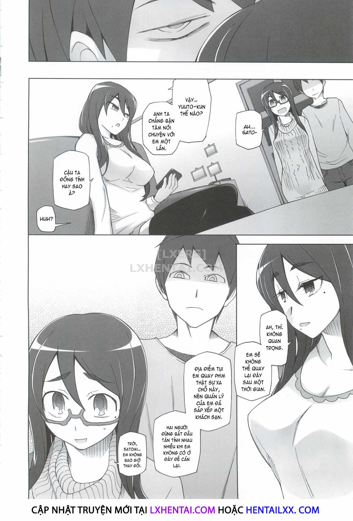 Đọc truyện hentai Kanojo Wa Chou Yuumei Geinoujin... Soshite Boku Ni Naisho De AV Joyuu Satomi-Satona Gojitsudan - Chap 2