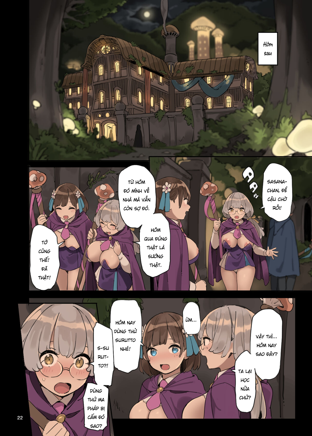 Đọc truyện hentai Học làm tình bằng ma pháp! - Chap 2 - [END]