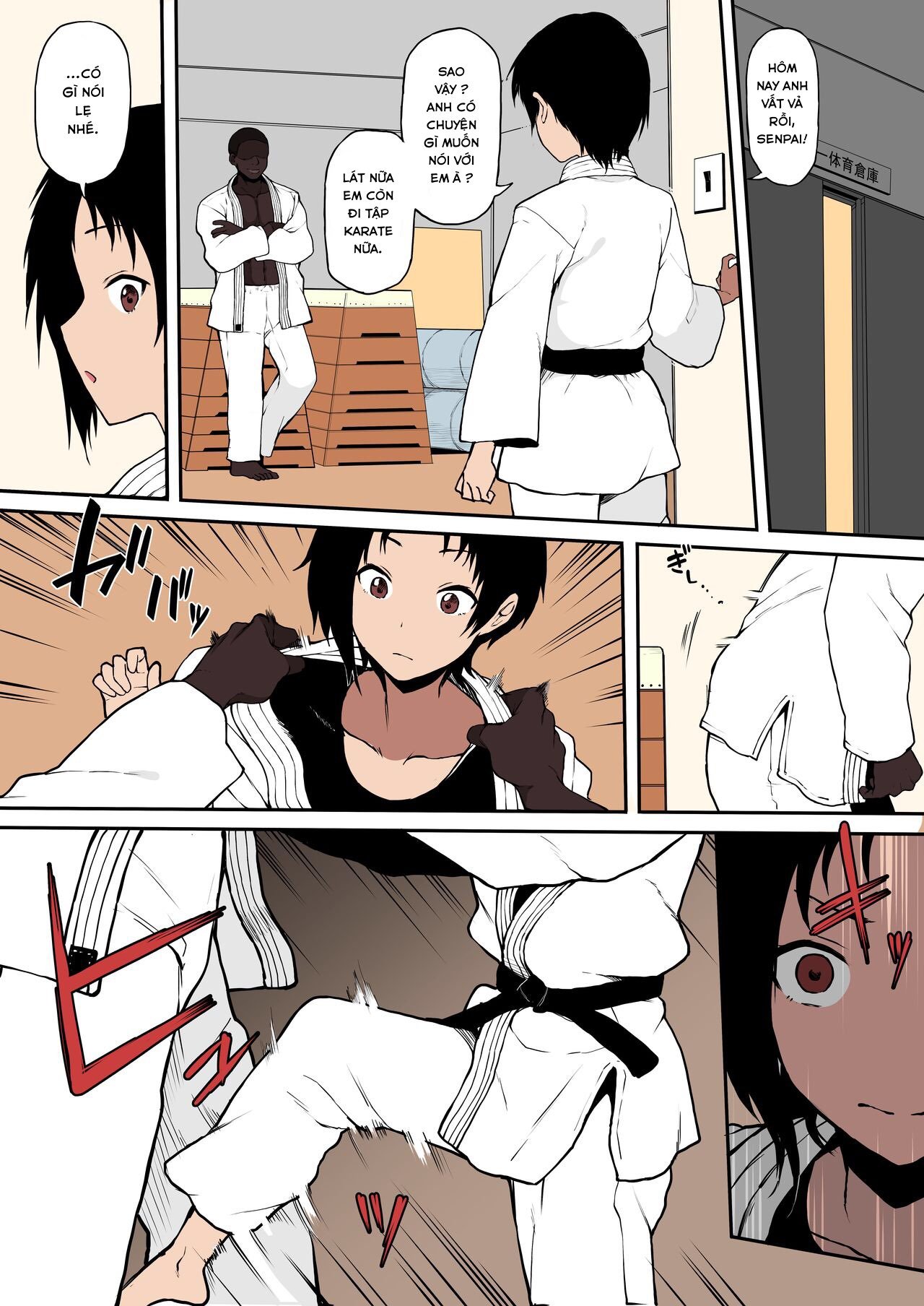 Đọc truyện hentai Kokujin no Tenkousei NTR ru - Oneshot