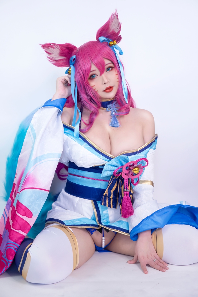 Đọc truyện hentai Tuyển tập Albums siêu phẩm Cosplay - Chap 373 - Hana Bunny – Spirit Blossom Ahri