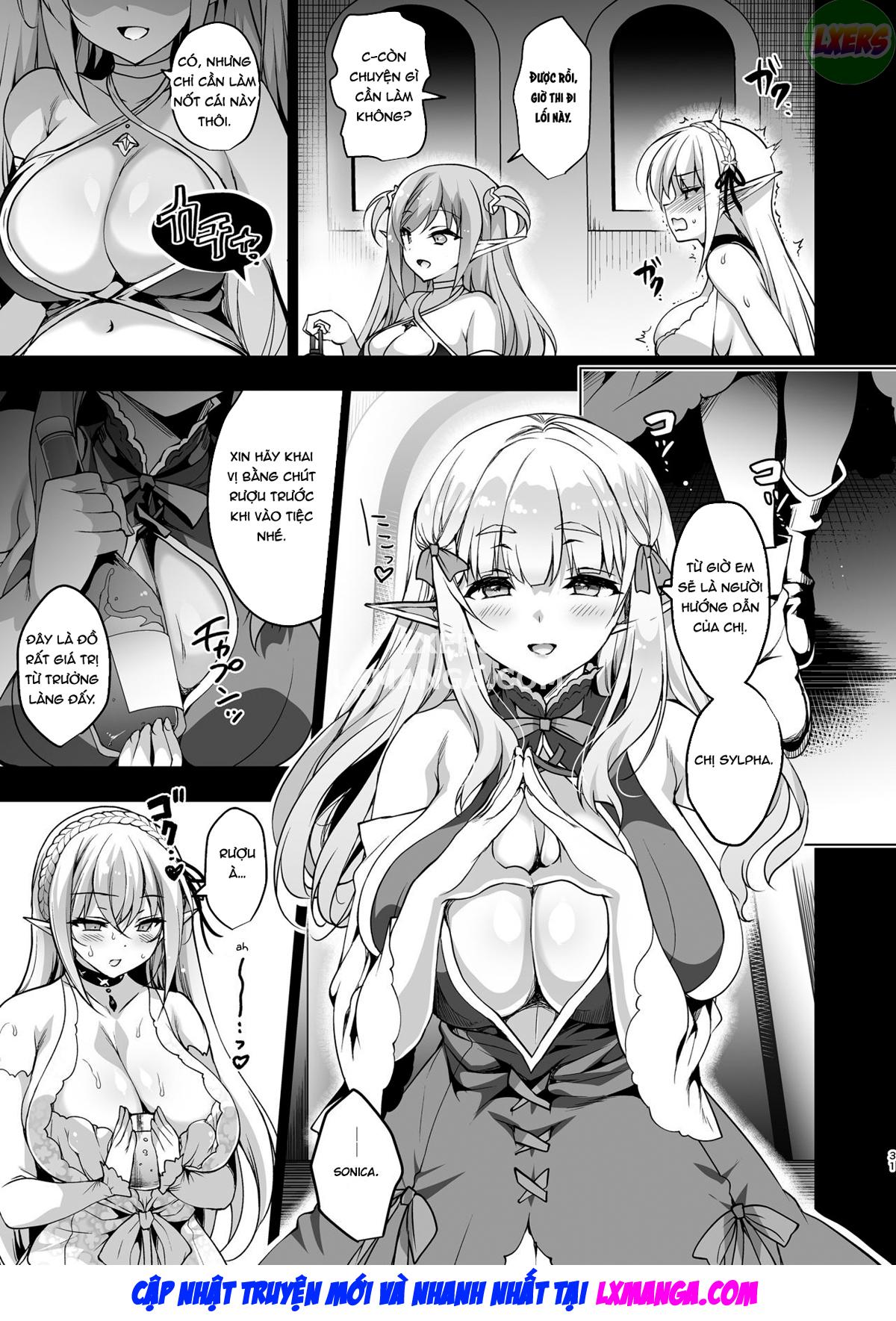 Đọc truyện hentai Elf ni Inmon o Tsukeru Hon - Chap 3 - LEVEL:3