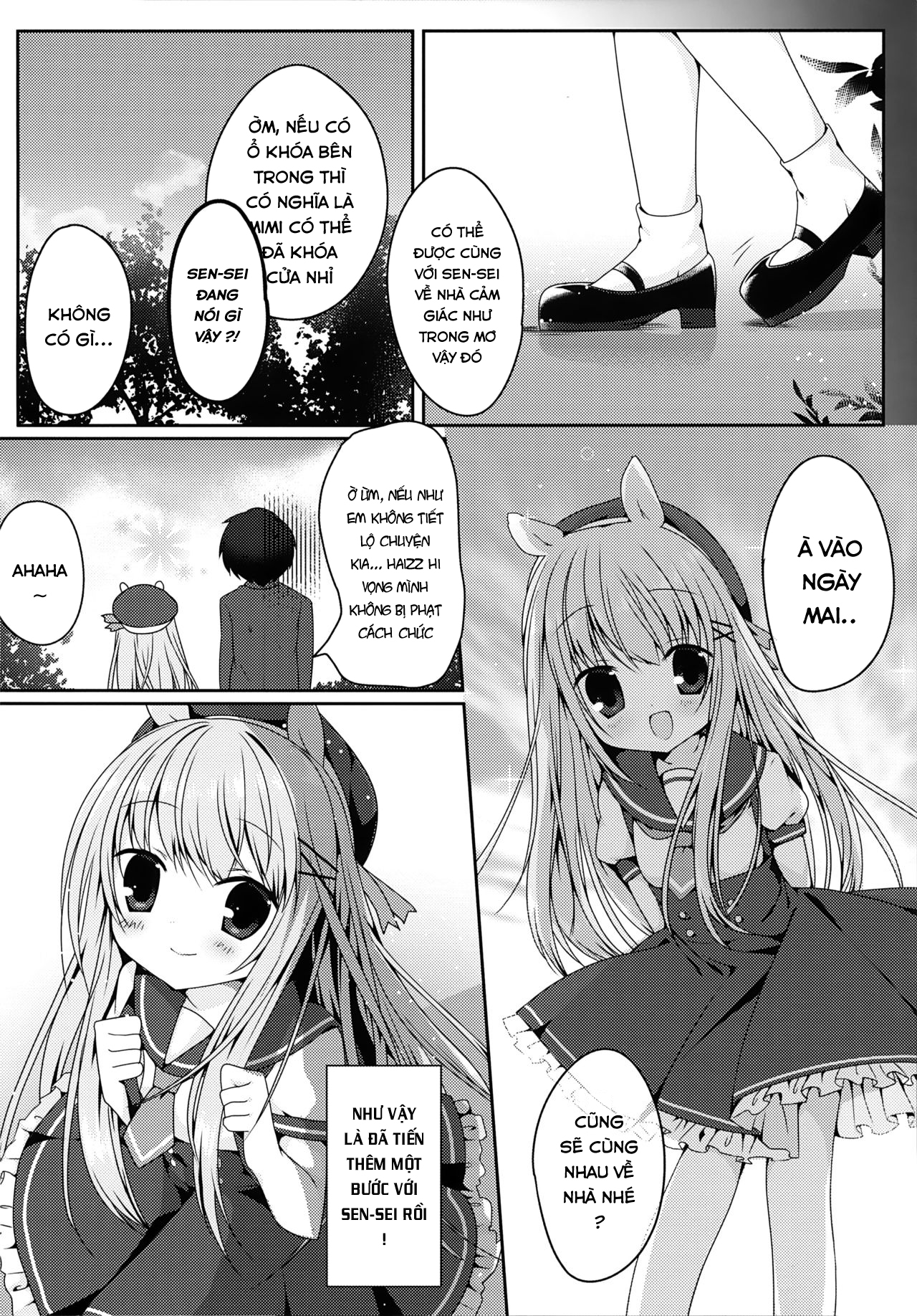 Đọc truyện hentai Mimi-chan no Mero x2 Keikaku - Oneshot