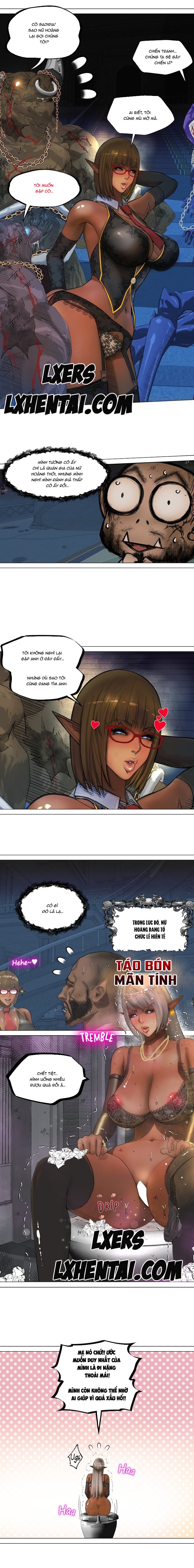 Đọc truyện hentai Nữ Hoàng Dark Elf Và Nô Lệ Orc - Chap 7