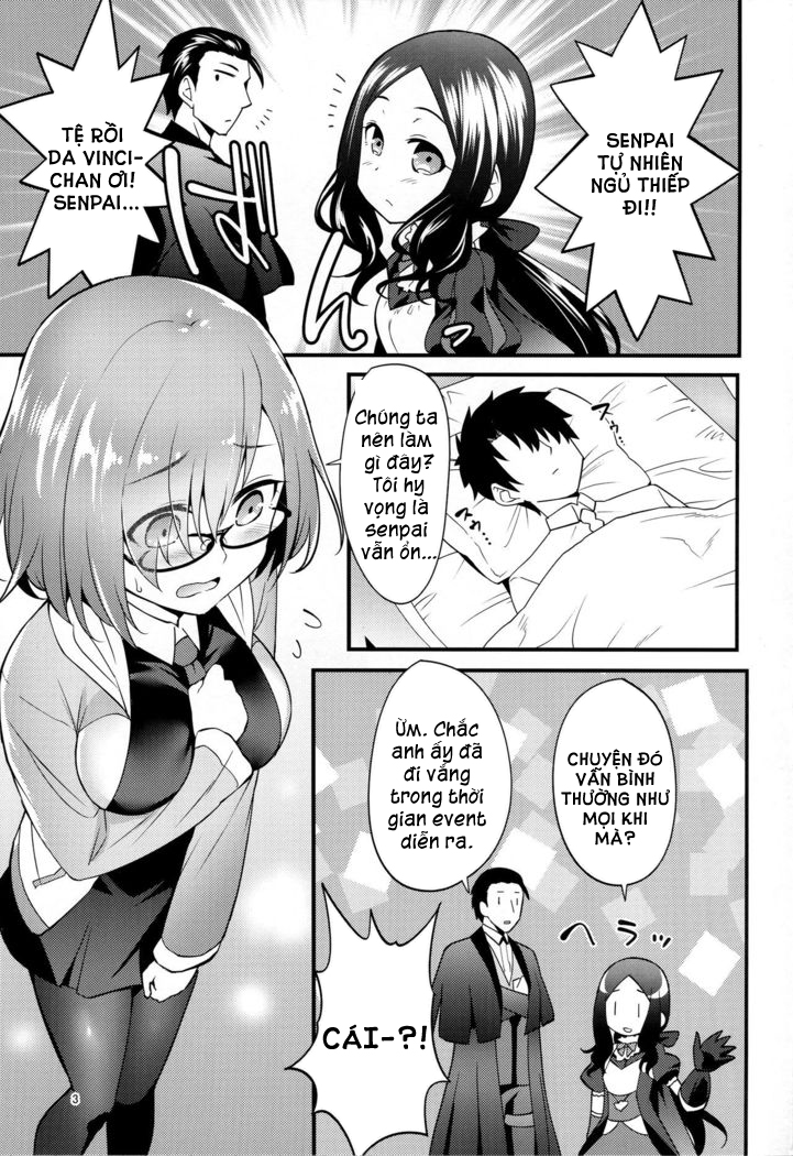 Đọc truyện hentai Mash ga Event de Neteru Senpai ni Itazura Suru Hon - OneShot