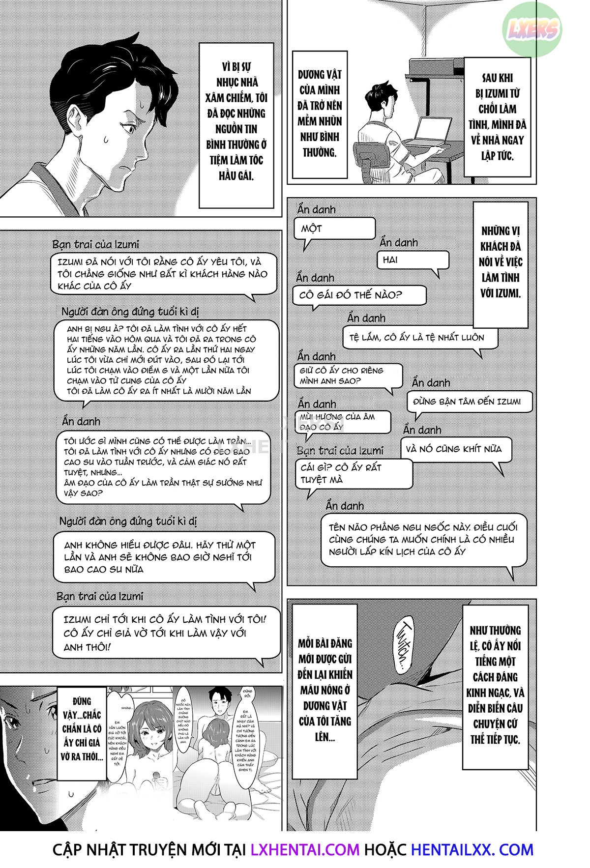 Đọc truyện hentai Tôi bắt vợ làm việc tại nhà thổ - Chap 2 - Creepy Customer Fukumoto