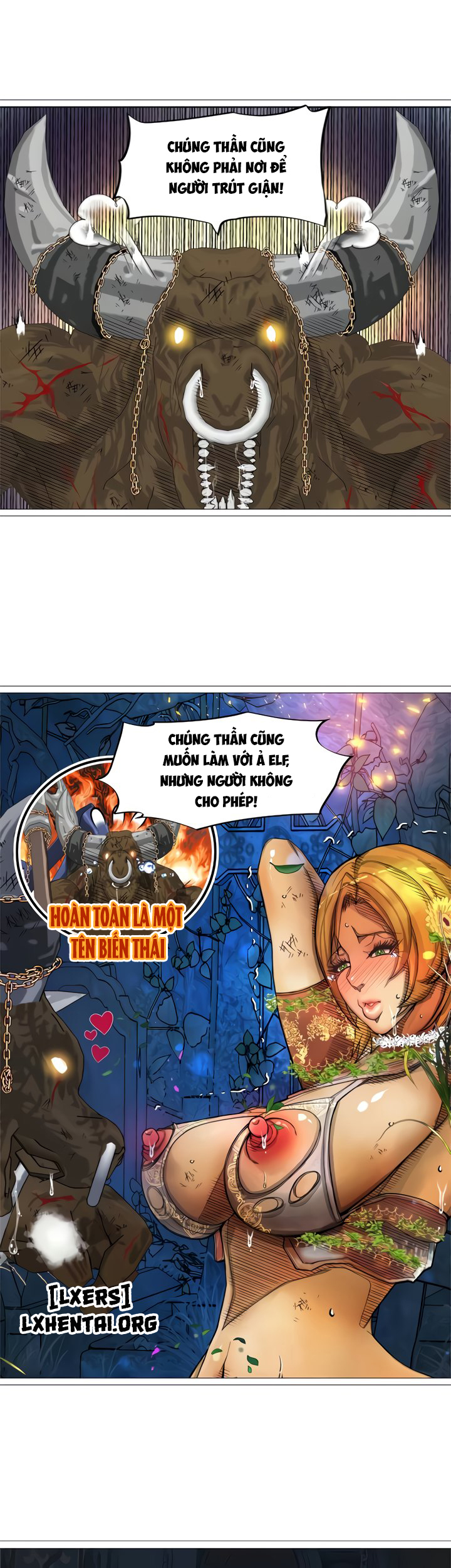 Đọc truyện hentai Nữ Hoàng Dark Elf Và Nô Lệ Orc - Chap 30