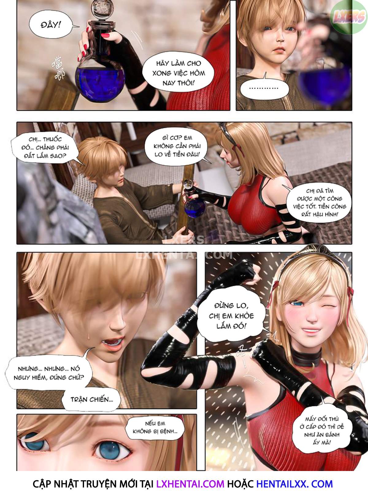 Đọc truyện hentai The Rose Fall Into Darkness - Chap 1