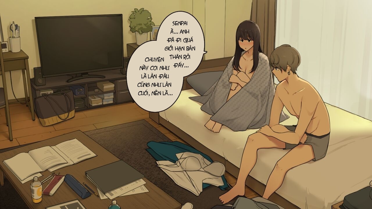 Đọc truyện hentai Học Nhóm Cùng Senpai - Oneshot