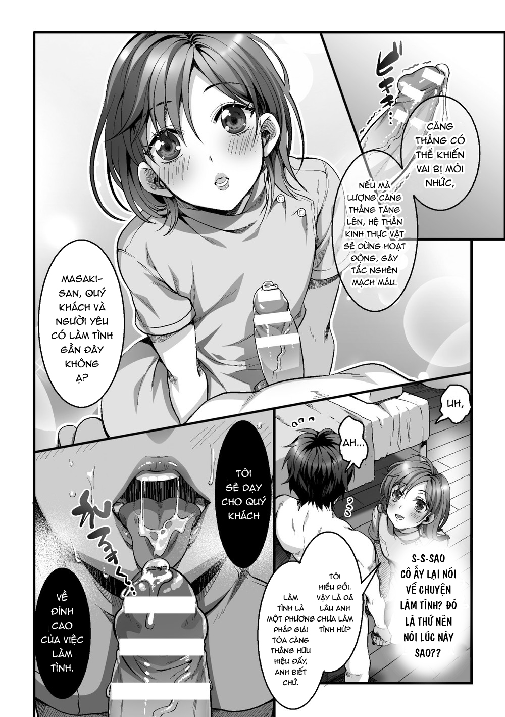 Đọc truyện hentai Niềm vui thẳng xuống hình ảnh chào đón - Chap 1