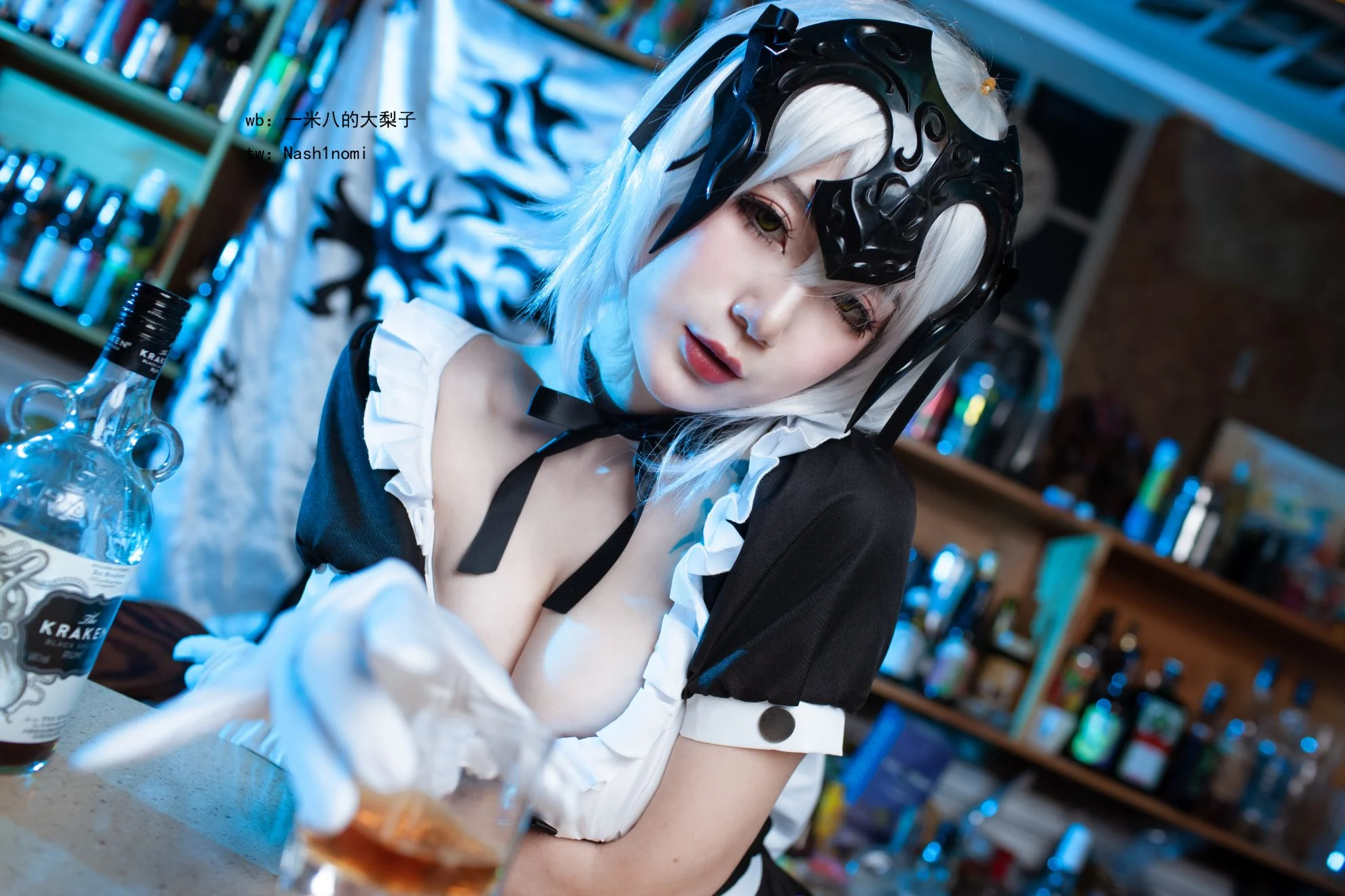 Đọc truyện hentai Tuyển tập Albums siêu phẩm Cosplay - Chap 908 - [Big pear of 1.8 meters] Black Virgin Maid