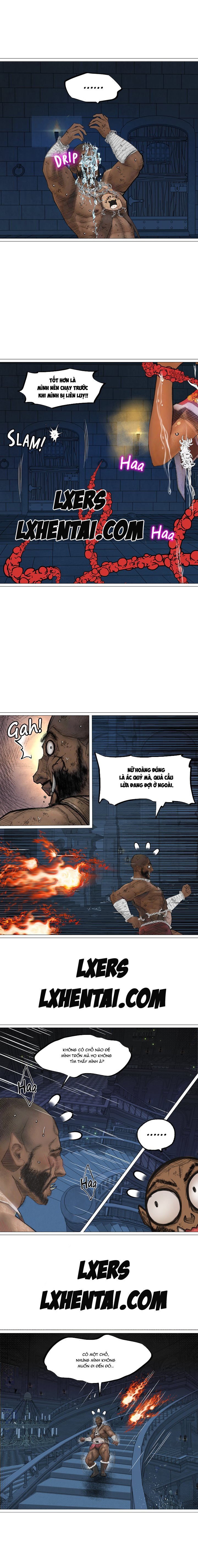 Đọc truyện hentai Nữ Hoàng Dark Elf Và Nô Lệ Orc - Chap 12