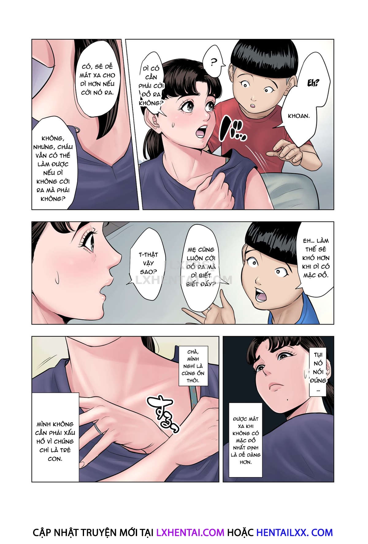 Đọc truyện hentai Futago no Oi no Oba Koukou - Oneshot