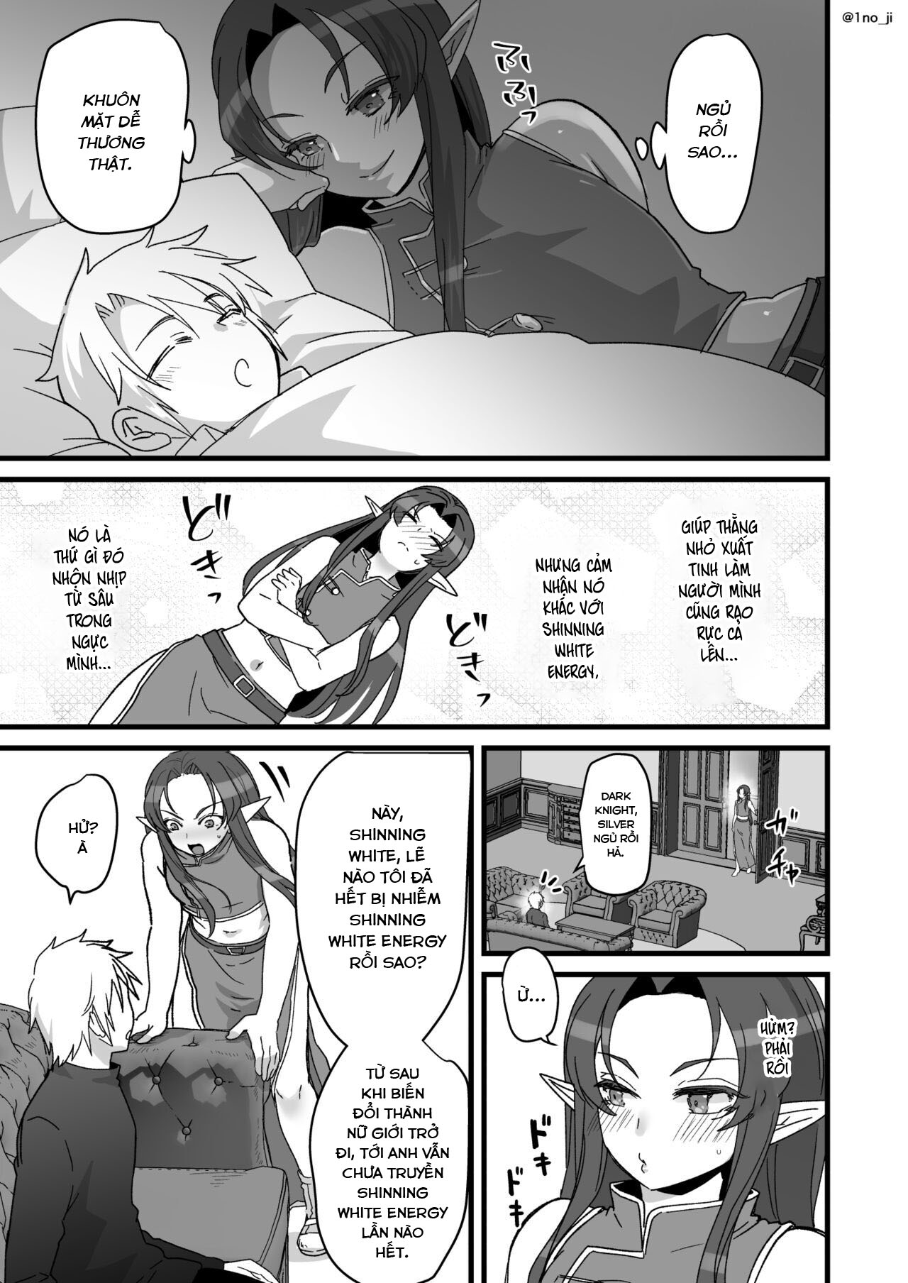 Đọc truyện hentai Câu chuyện về một cựu thủ lĩnh của quân đội Quỷ vương thua một anh hùng và bị biến thành nữ. - Oneshot