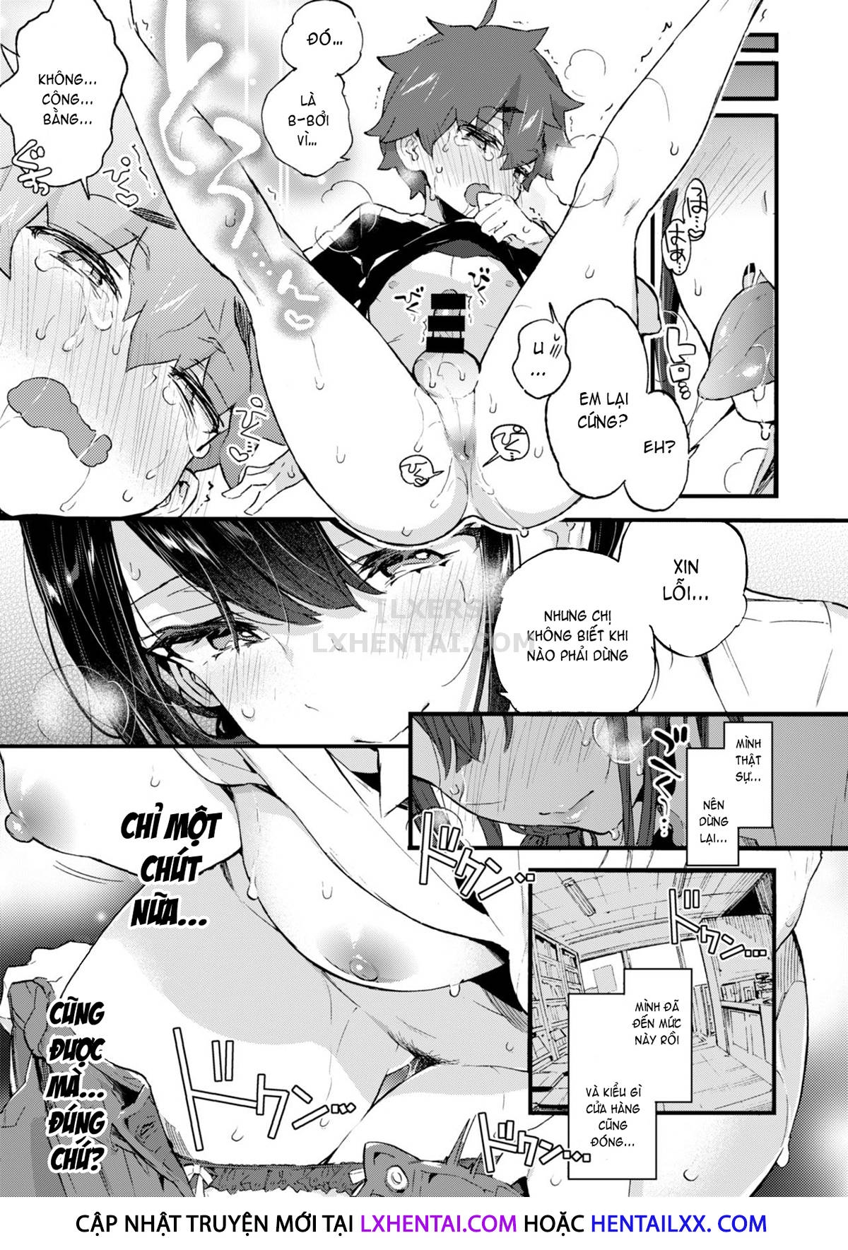 Đọc truyện hentai Boku to Shoten no Onee-san - Oneshot