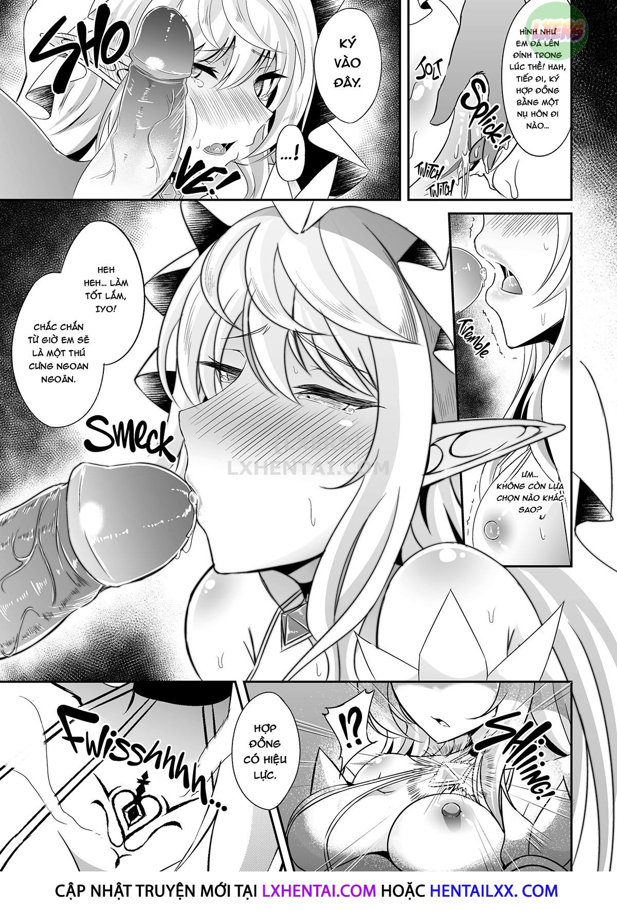 Đọc truyện hentai Nàng Elf chạy trốn - Chap 4