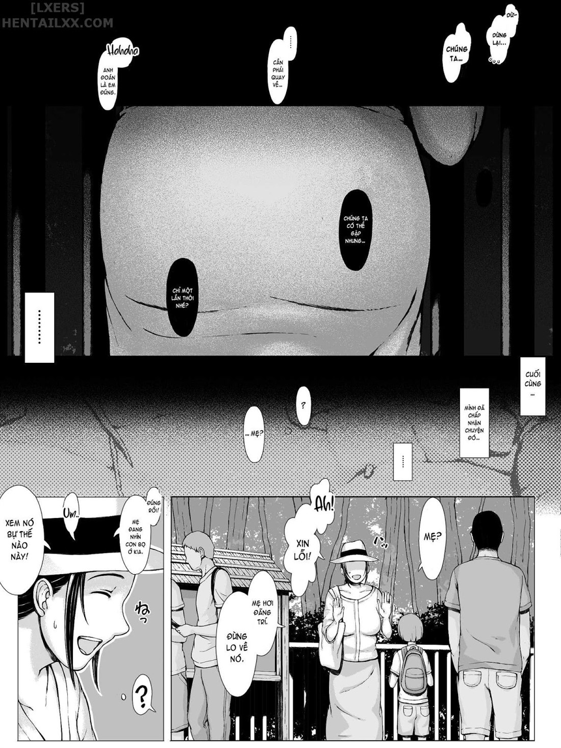 Đọc truyện hentai Hahagui Ottori Okaasan ga Toshishita Yarichin ni Nerawareru Toki - Chap 1C