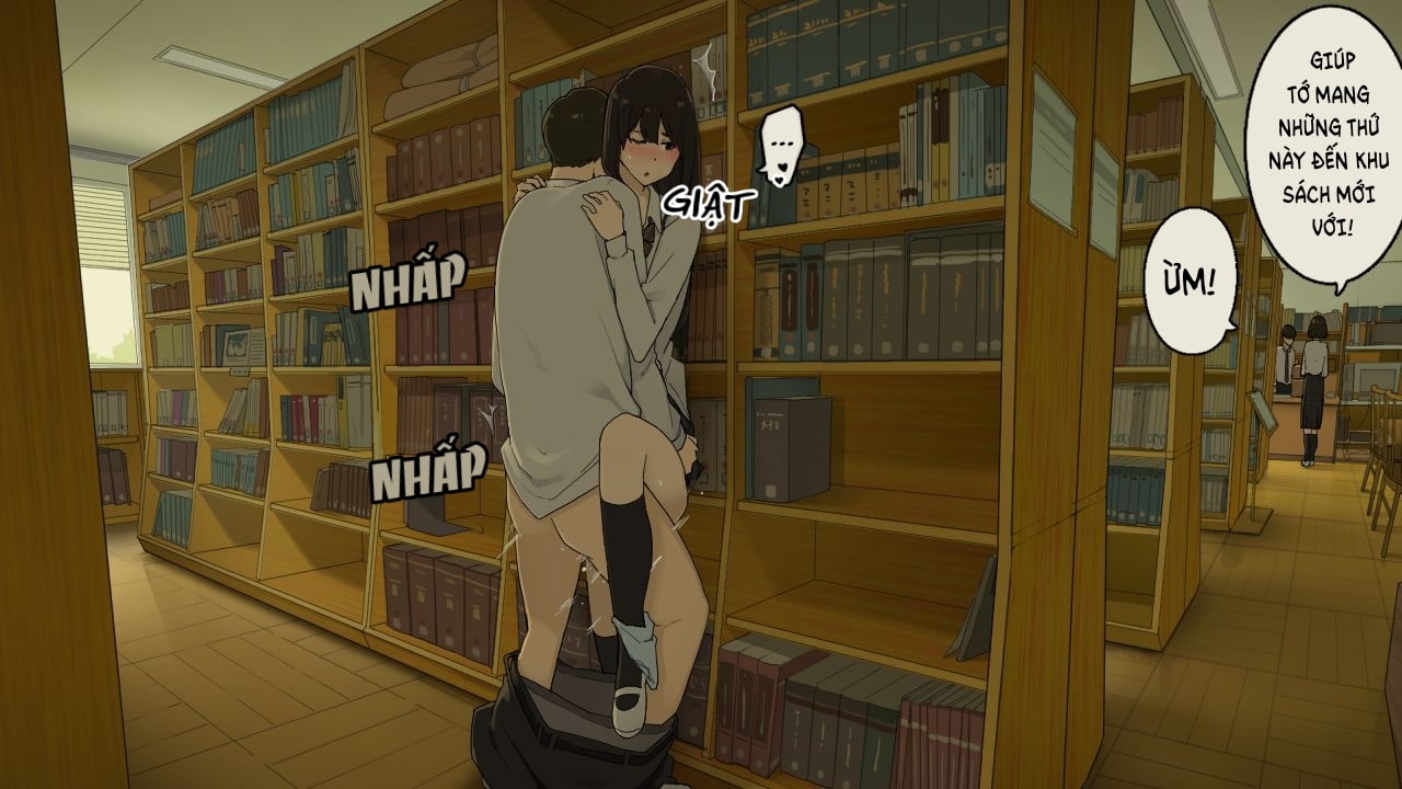Đọc truyện hentai Góc Khuất Thư Viện - Oneshot