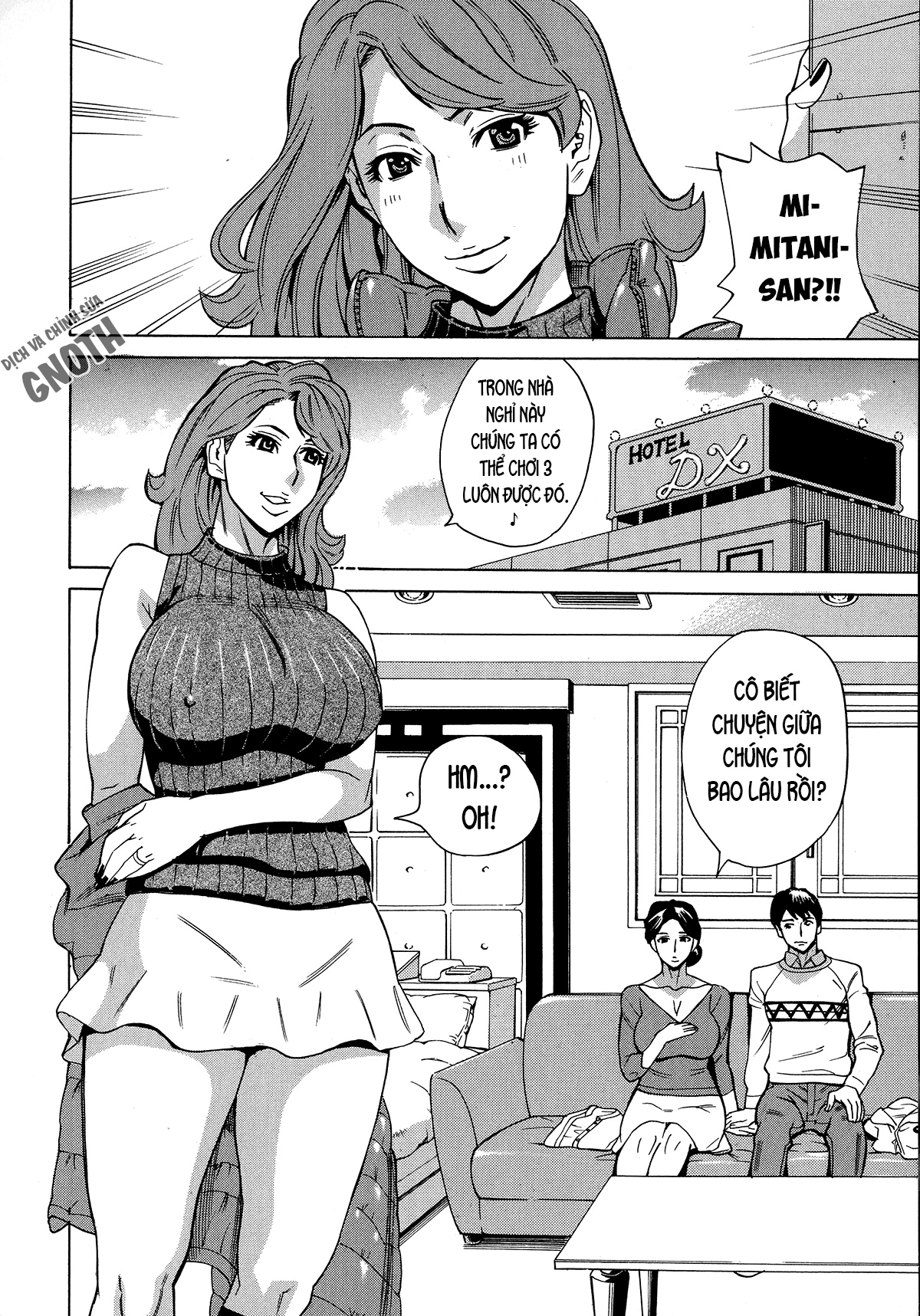 Đọc truyện hentai Hitozuma Koi Hanabi - Chap 3 - Ngoại tình với trai trẻ (3)