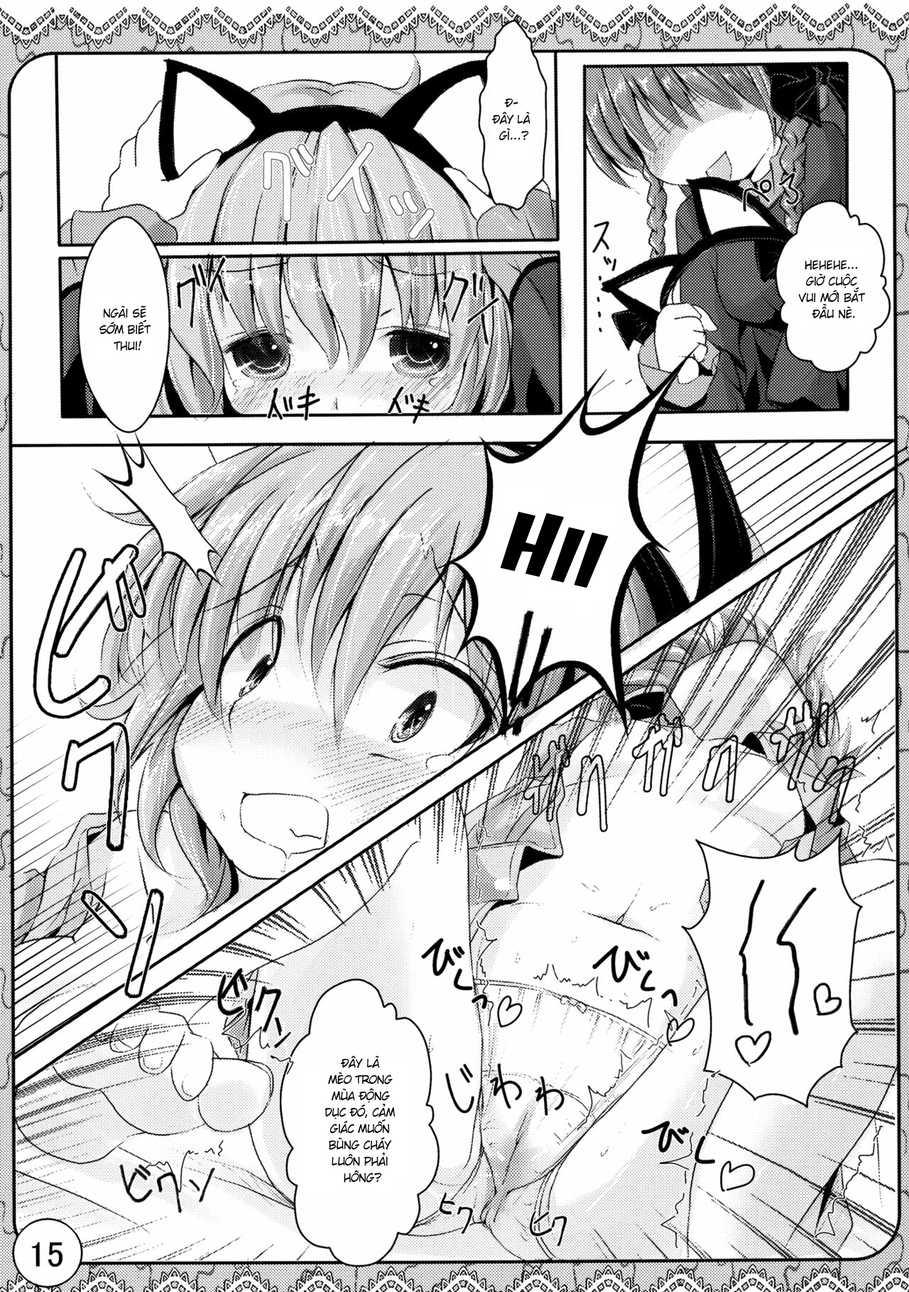 Đọc truyện hentai Ecchi-na Nekomimi (Touhou Project) - Oneshot