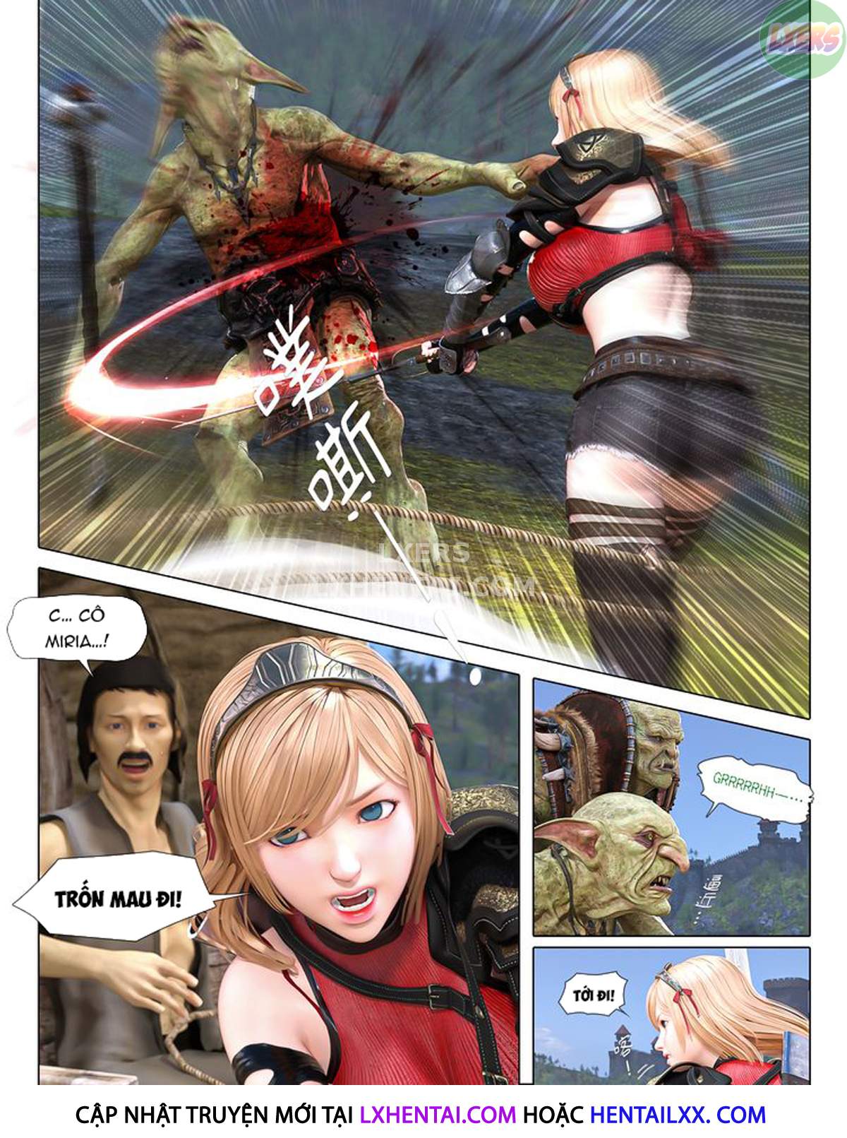 Đọc truyện hentai The Rose Fall Into Darkness - Chap 1