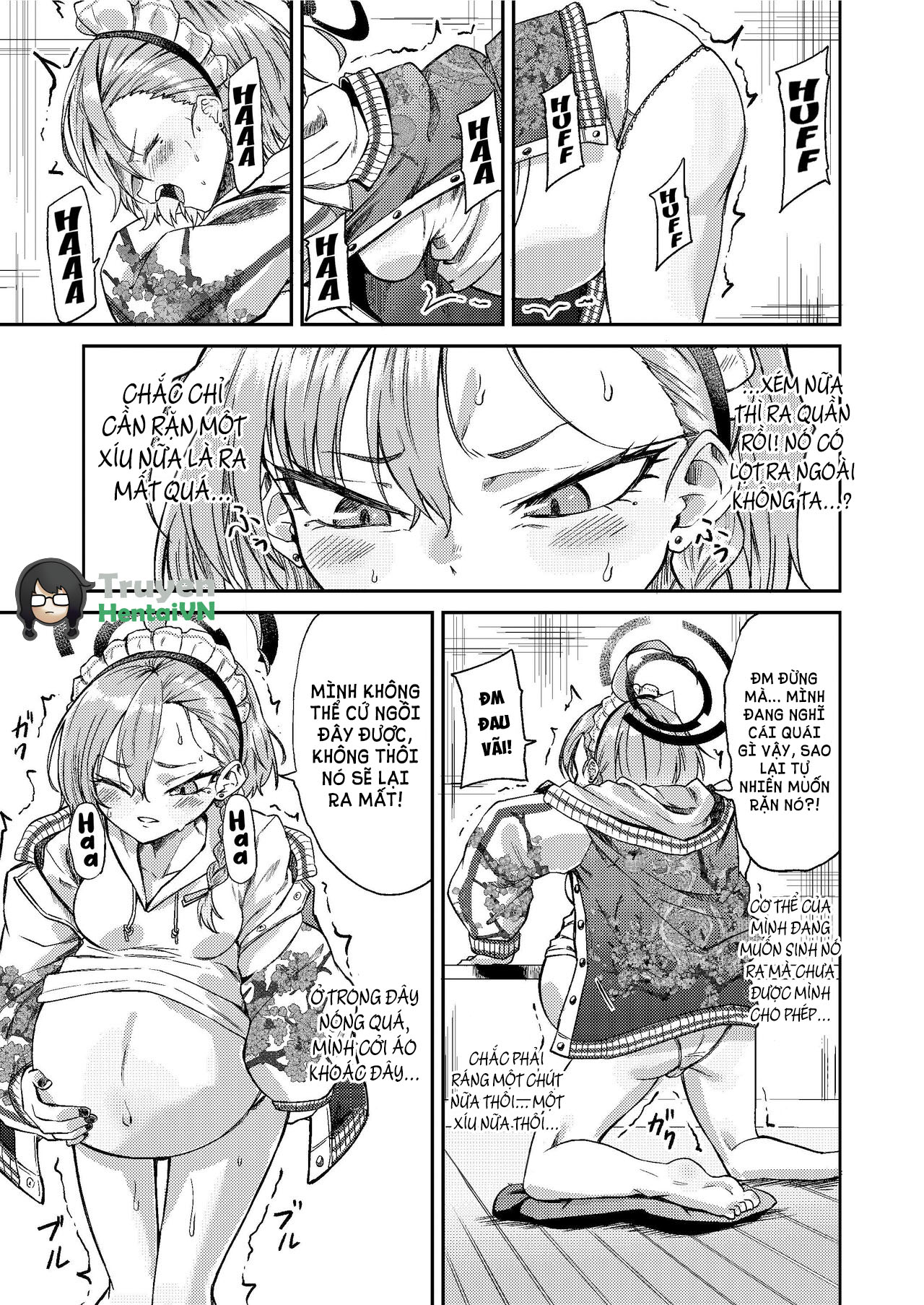 Đọc truyện hentai Sensei Wari Umarechau (Blue Archive) - Oneshot