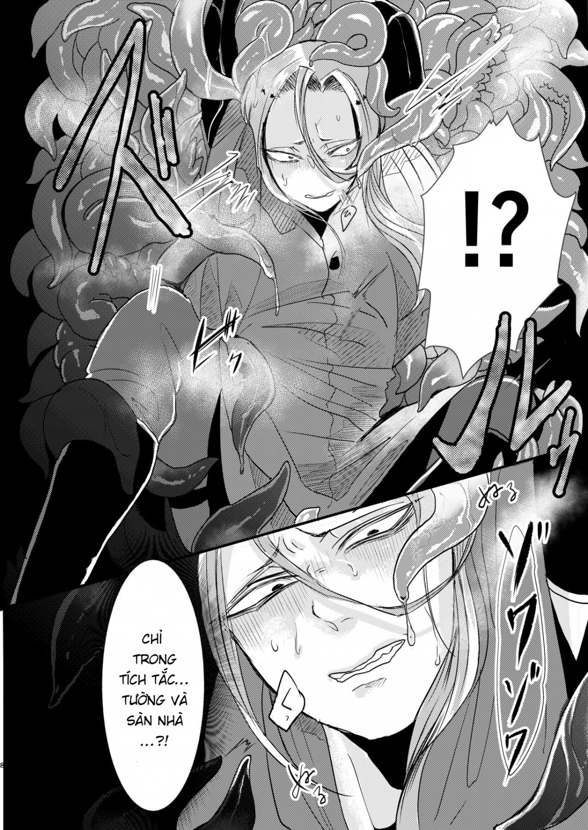 Đọc truyện hentai Câu chuyện về nam pháp sư bị xúc tu chơi - Oneshot