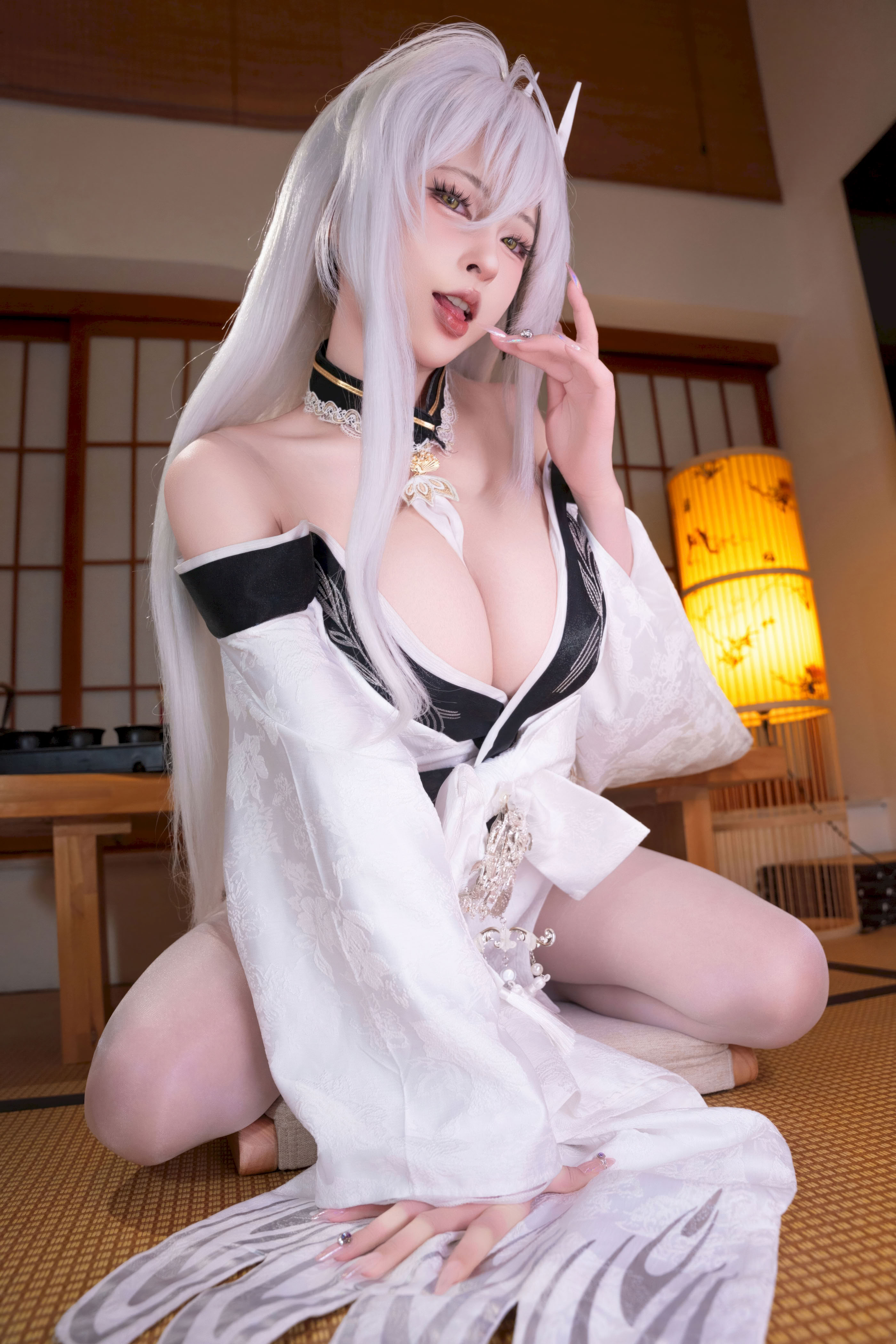 Đọc truyện hentai Tuyển tập Albums siêu phẩm Cosplay - Chap 1429 - Yuno Shimizu - Azur Lane Hakuhou Kimono
