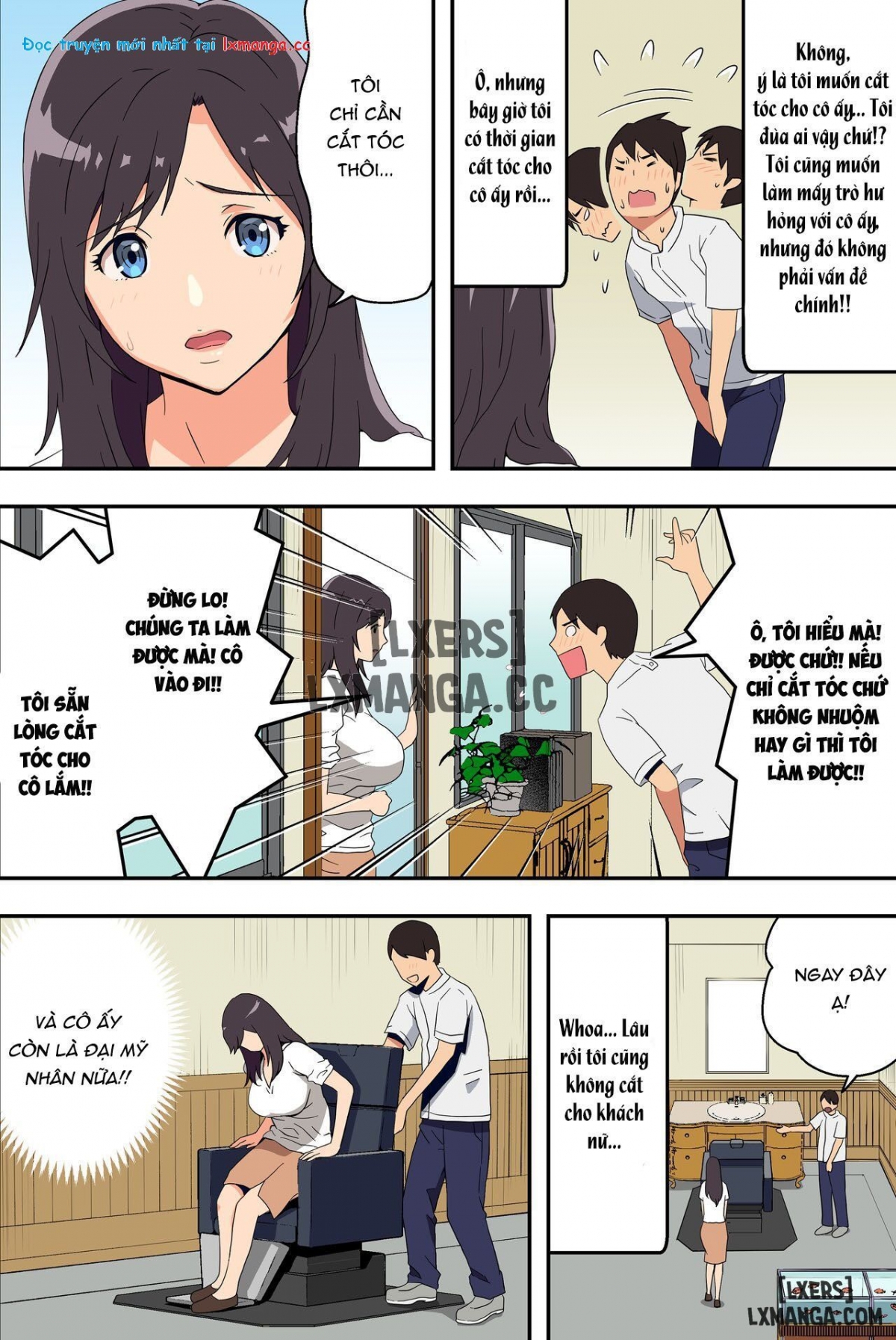 Đọc truyện hentai Barber Shop Fuck - Oneshot