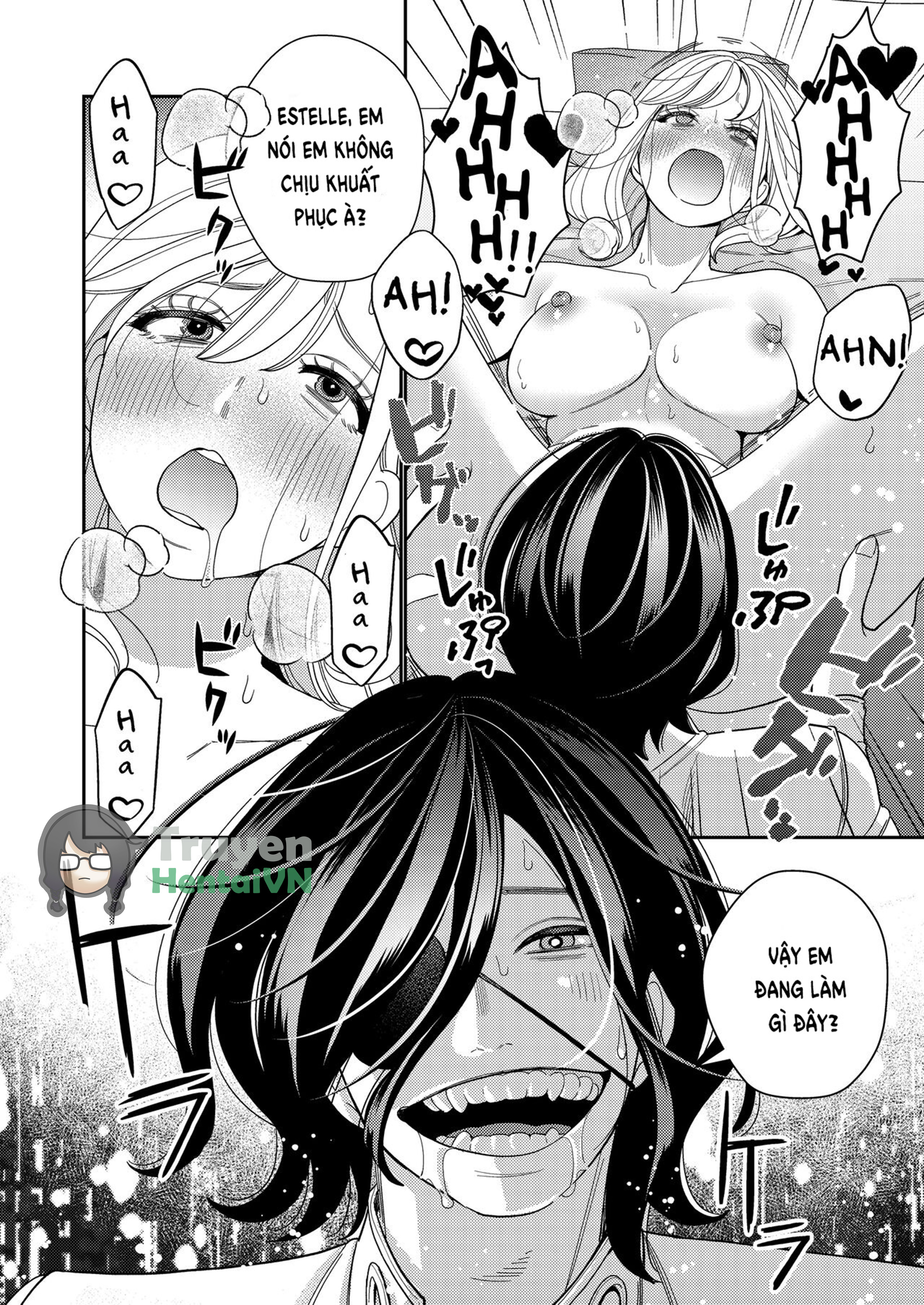 Đọc truyện hentai Seijo wa Tekikoku no Ou ni Otosareru - Oneshot