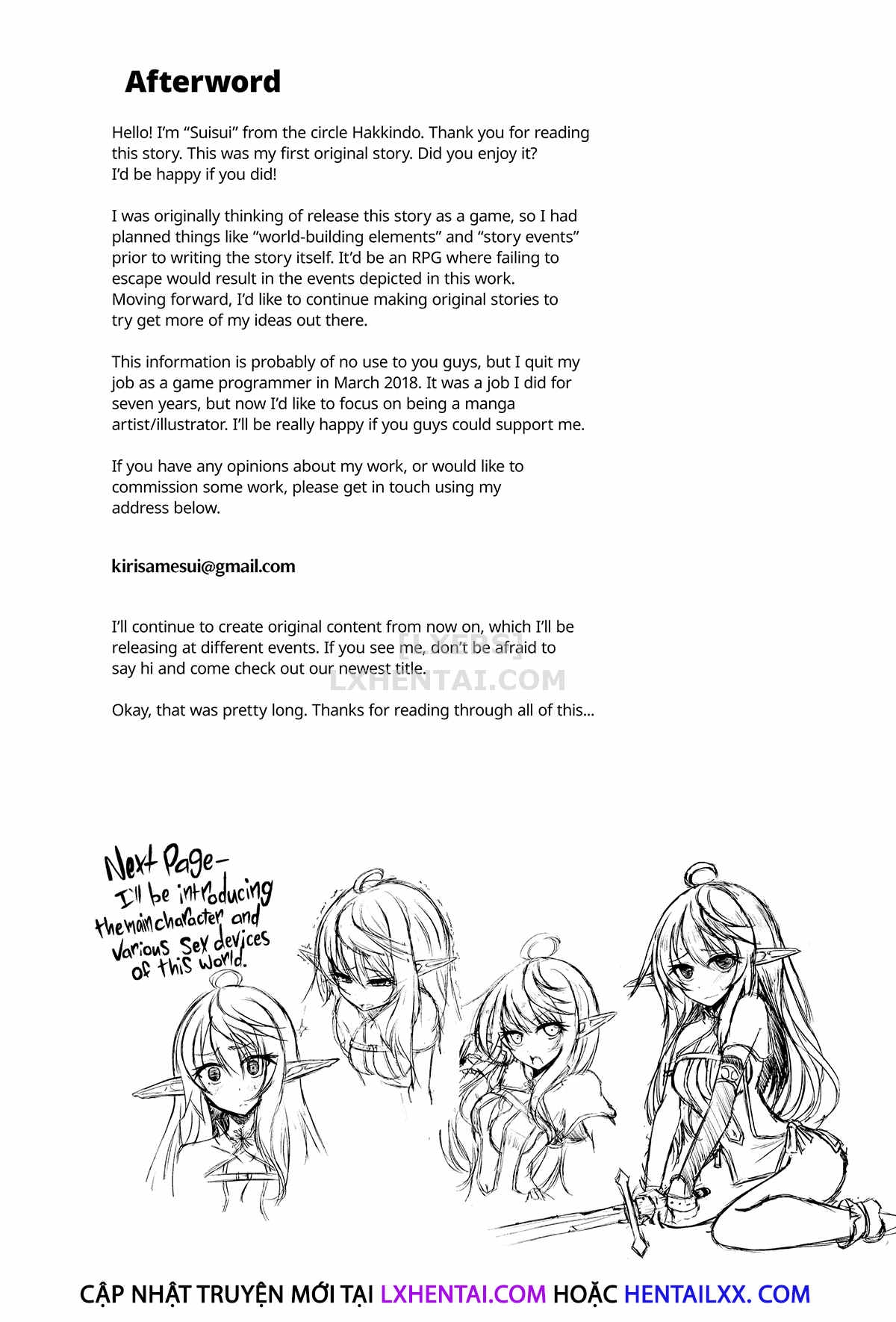 Đọc truyện hentai Nàng Elf chạy trốn - Chap 1