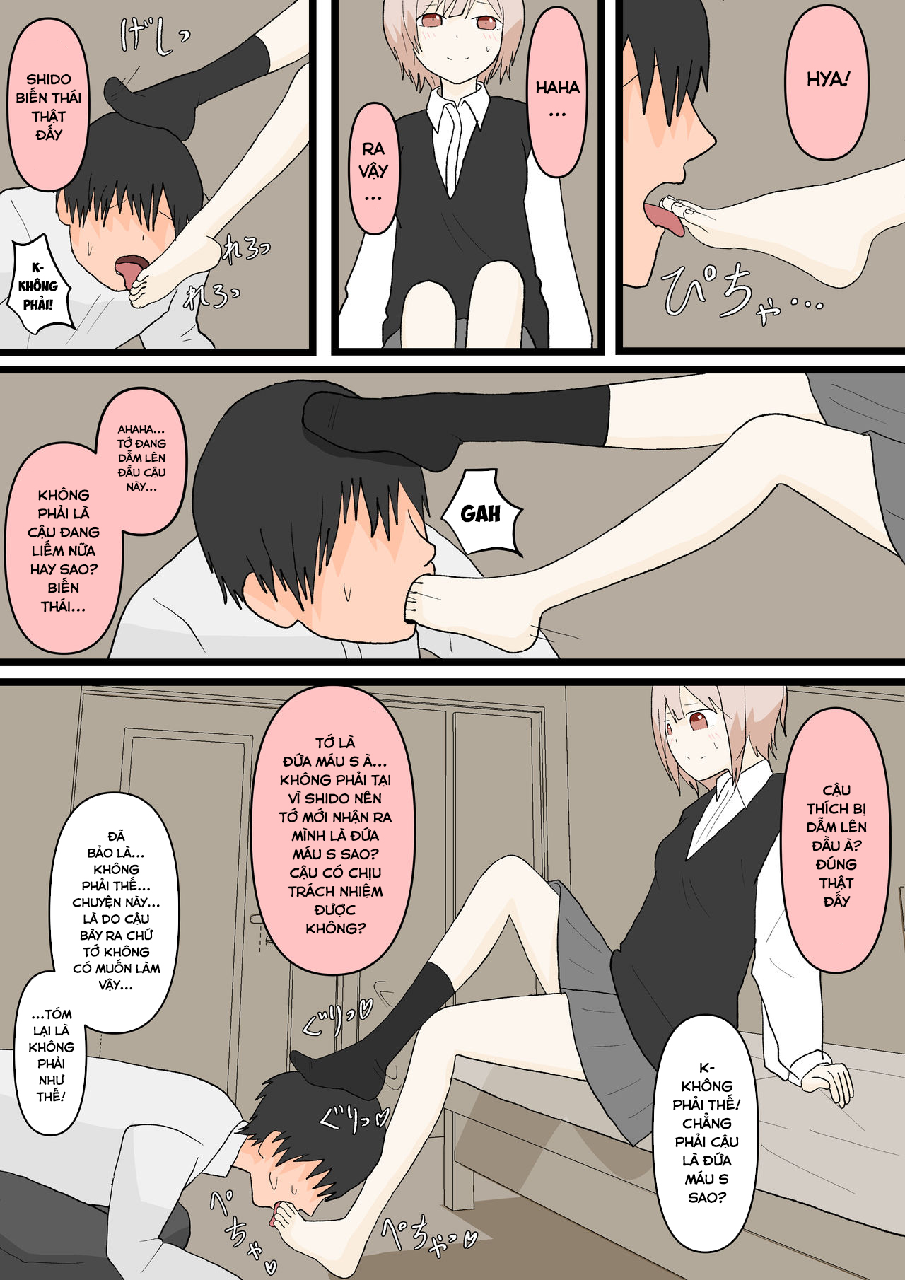 Đọc truyện hentai Người bạn thời thơ ấu và con chó - Oneshot