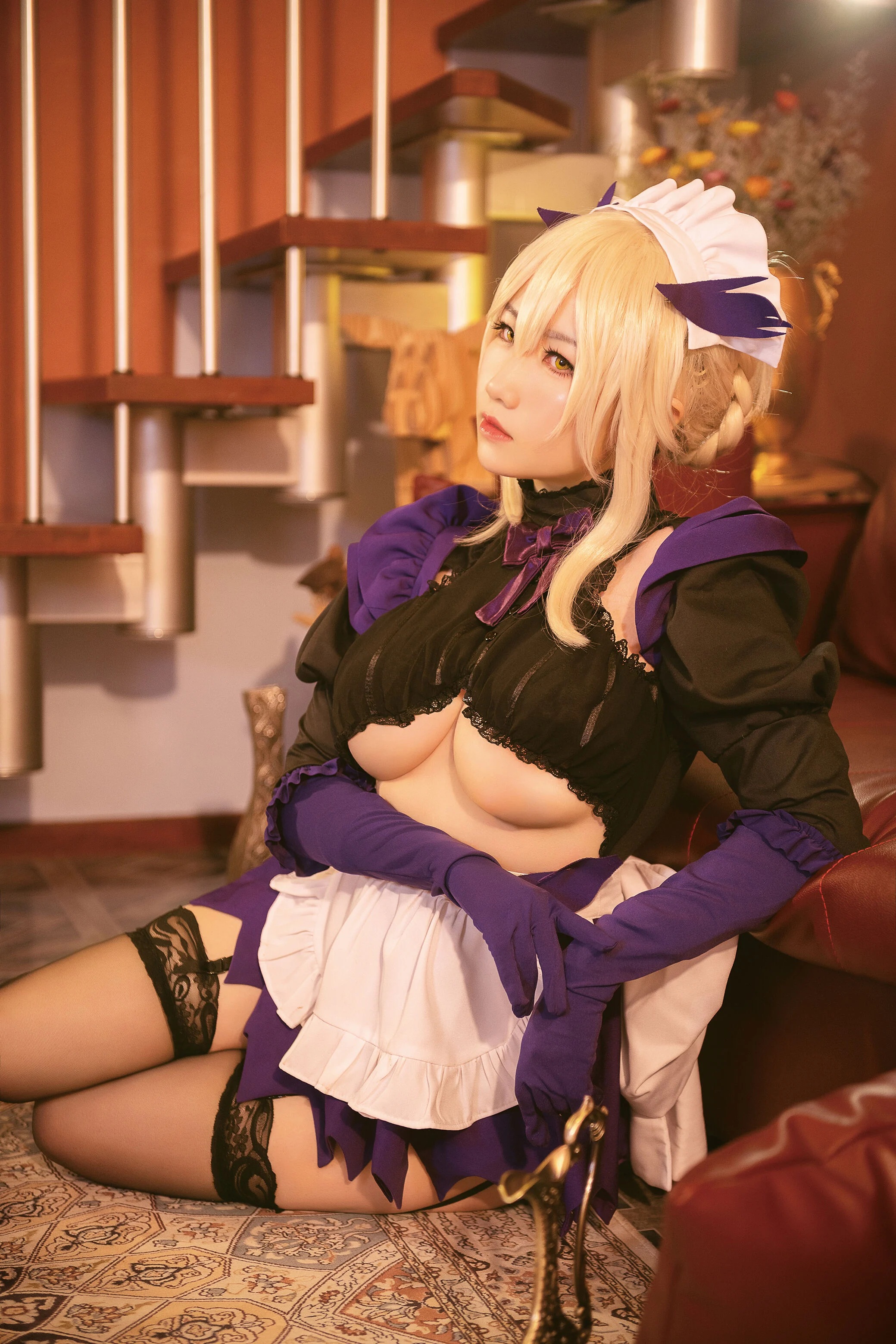 Đọc truyện hentai Tuyển tập Albums siêu phẩm Cosplay - Chap 559 - The End of the Story - Black Gun Maid