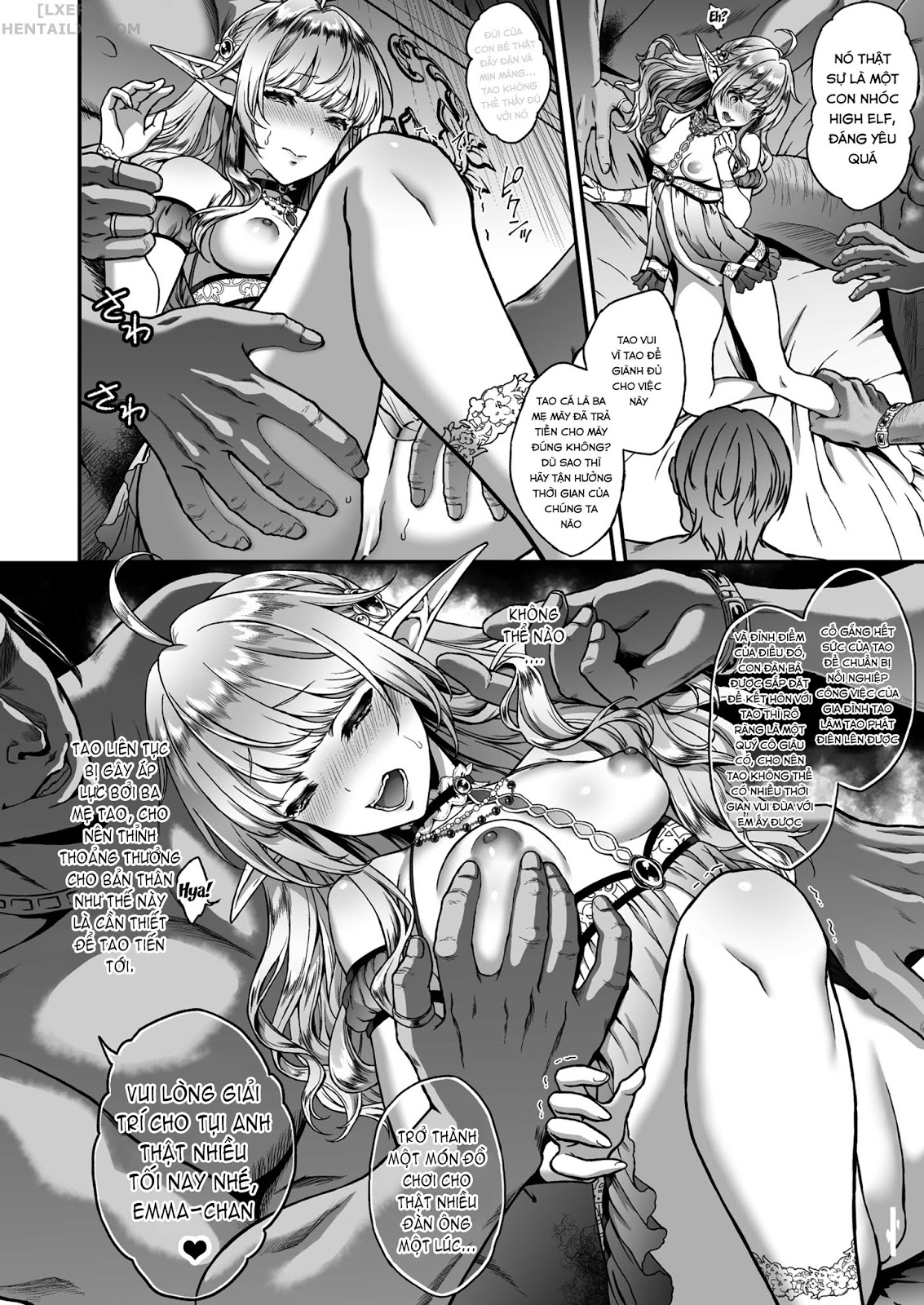 Đọc truyện hentai Tasogare No Shou Elf - Chap 4