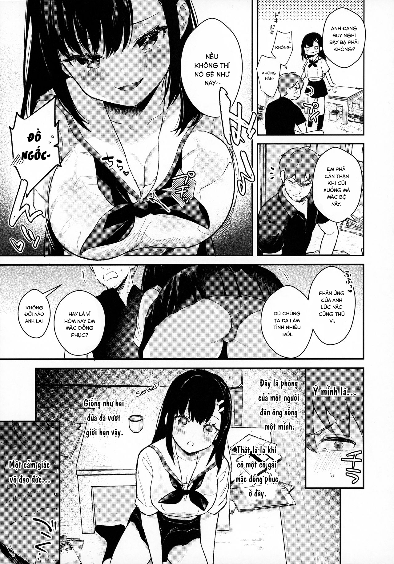 Đọc truyện hentai Tsuyu, Natsufuku, Apart nite - Oneshot