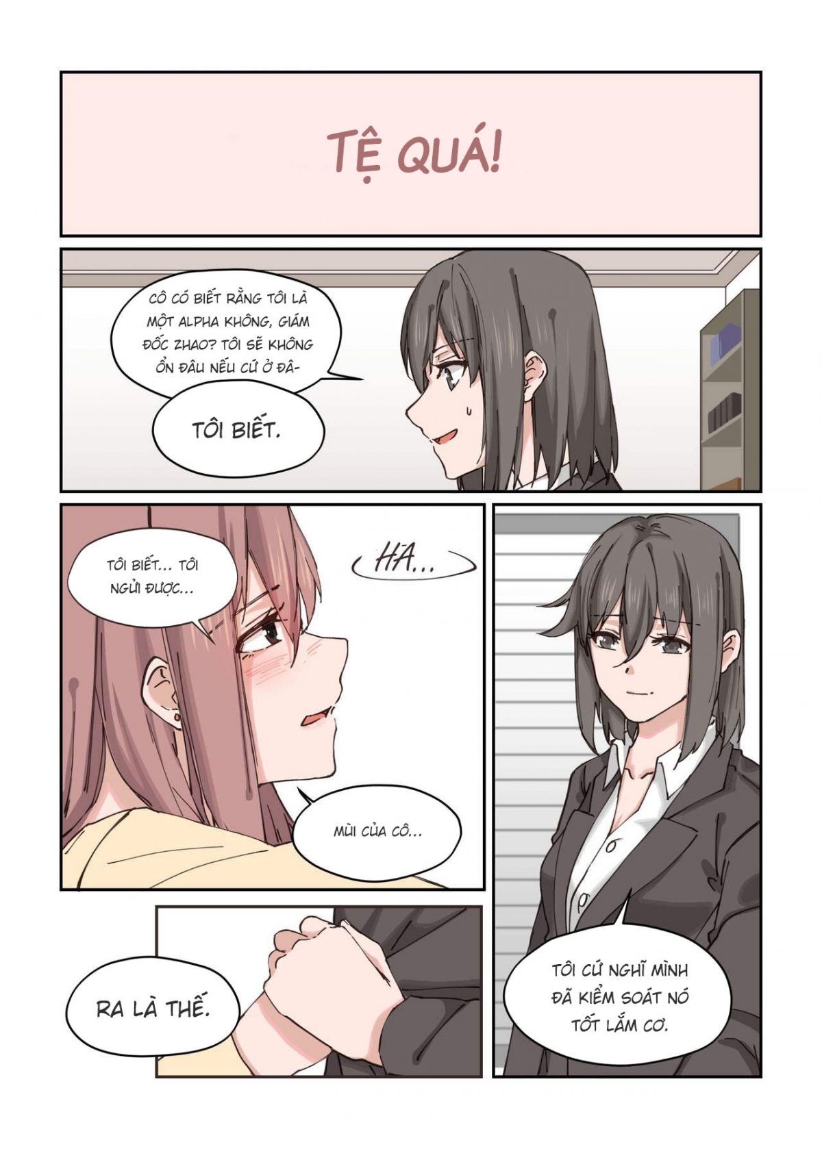 Đọc truyện hentai Cái gì?! giám đốc của tôi làm một omega?! - Oneshot