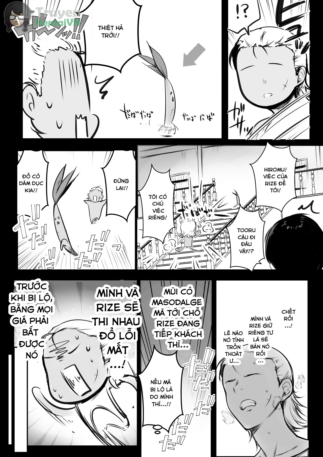 Đọc truyện hentai Onna-kishi Rize wa Koyoi mo Maotoko ni Idakareru 2 - Oneshot