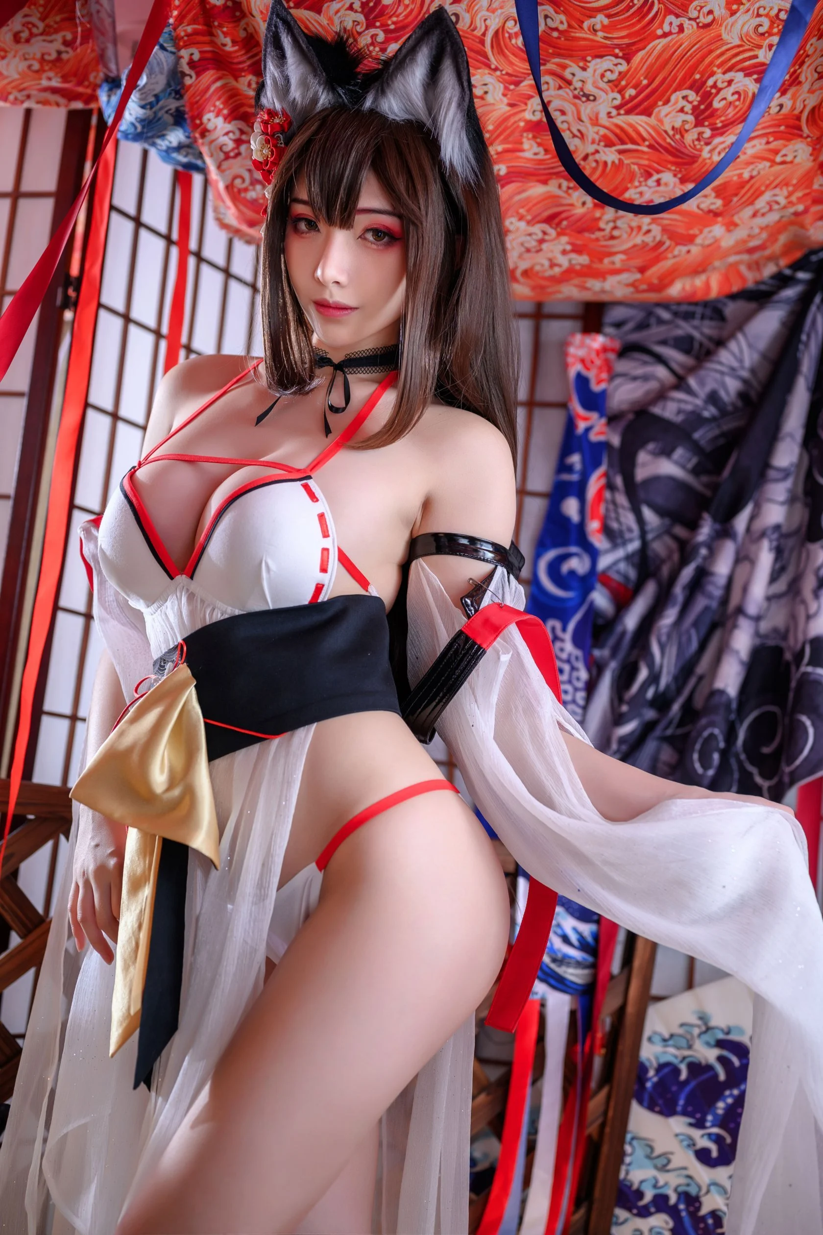 Đọc truyện hentai Tuyển tập Albums siêu phẩm Cosplay - Chap 928 - [Wenmei] Amagi-Wending Waters, Serene Lotus
