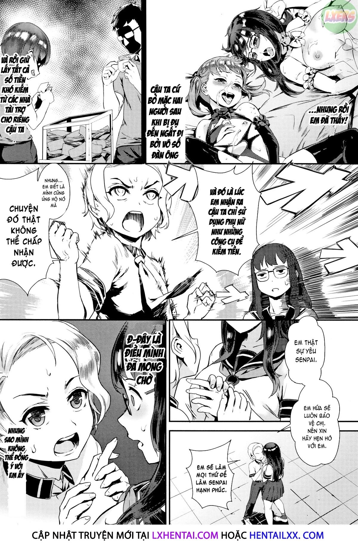 Đọc truyện hentai Gakuen Rankou - Chap 4