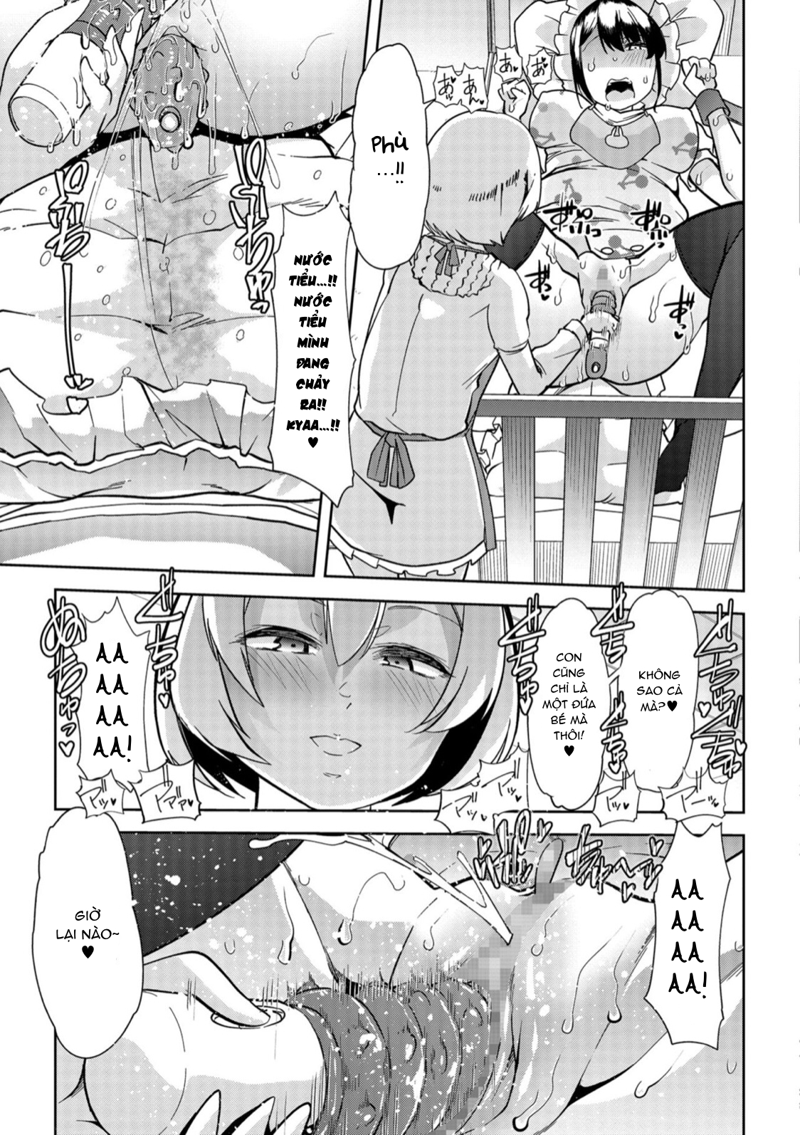 Đọc truyện hentai Himitsu no Gyaku Toilet Training - Chap 3.