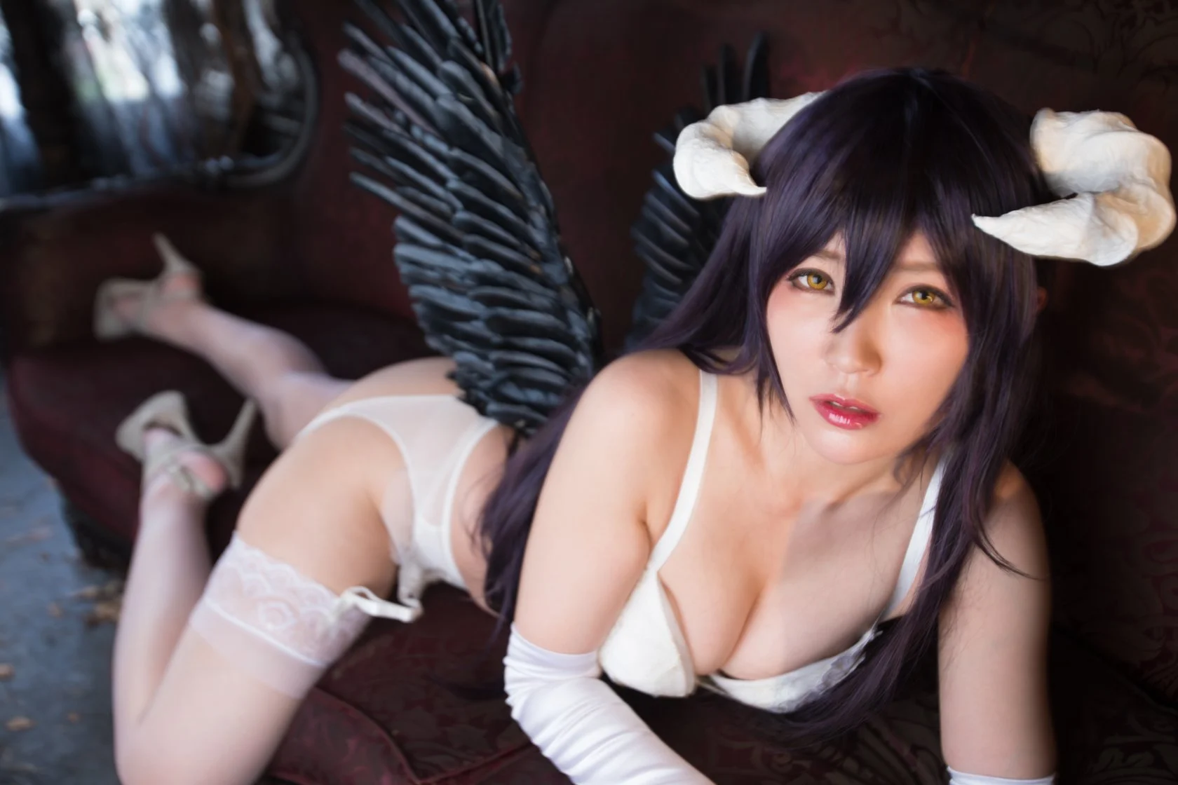 Đọc truyện hentai Tuyển tập Albums siêu phẩm Cosplay - Chap 959 - [Baitai Seijo (Luna Kirishima)] Junketsu Succubus wa ito Toutoki Yume wo miru