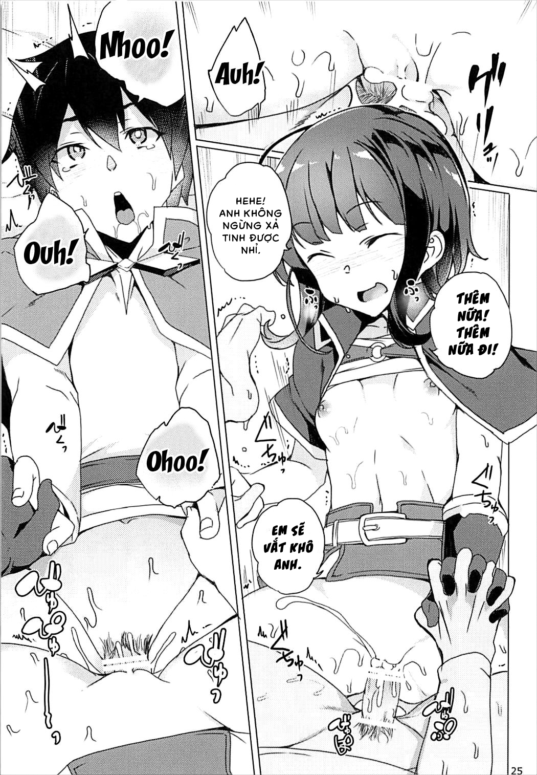 Đọc truyện hentai Kìa! Băng trộm của Megumin tái xuất! - Oneshot