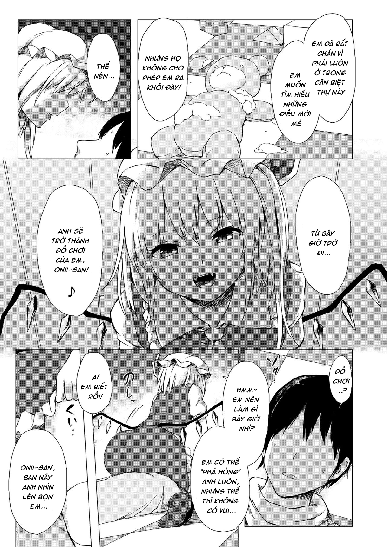 Đọc truyện hentai Flan-chan và chiếc máy dập (Touhou) - Oneshot