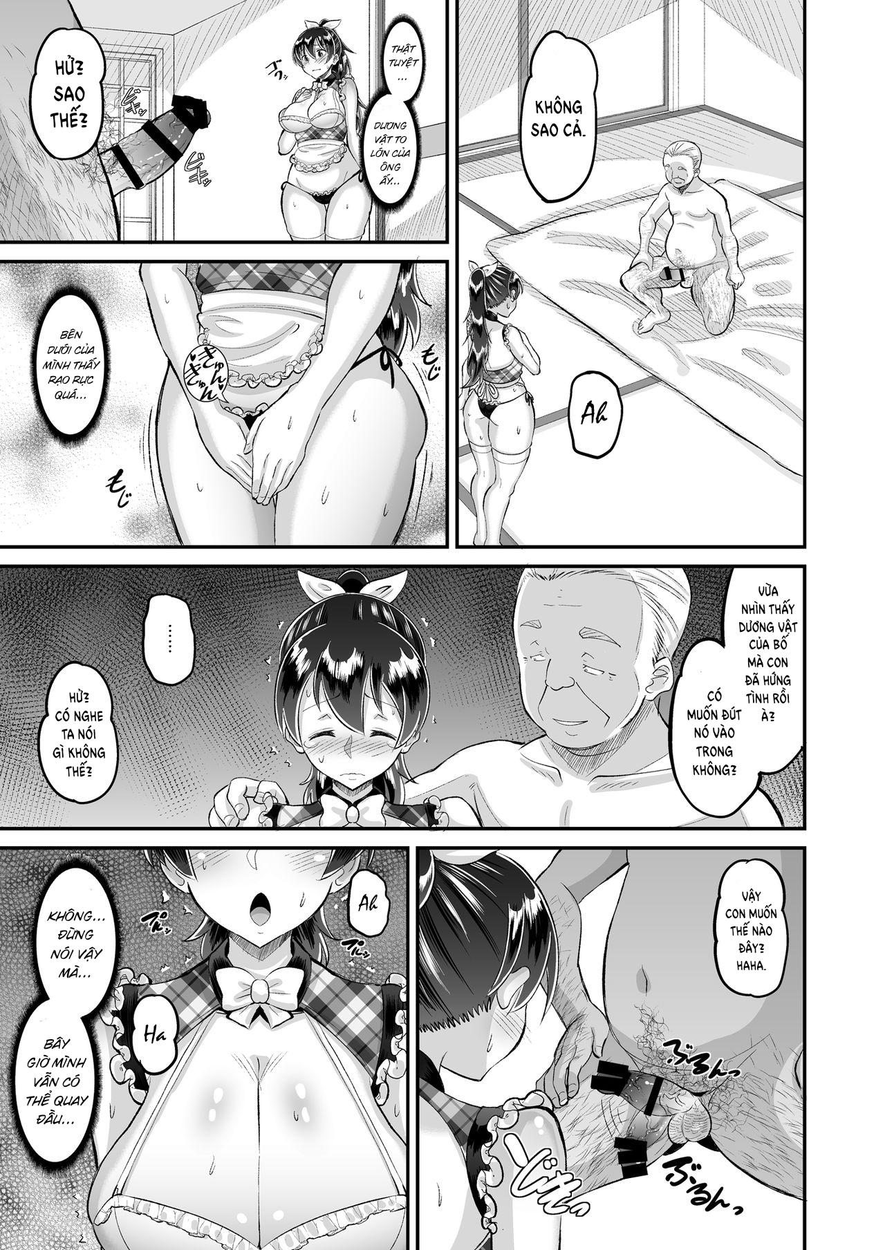 Đọc truyện hentai Vợ dâm đãng và bố chồng - Oneshot