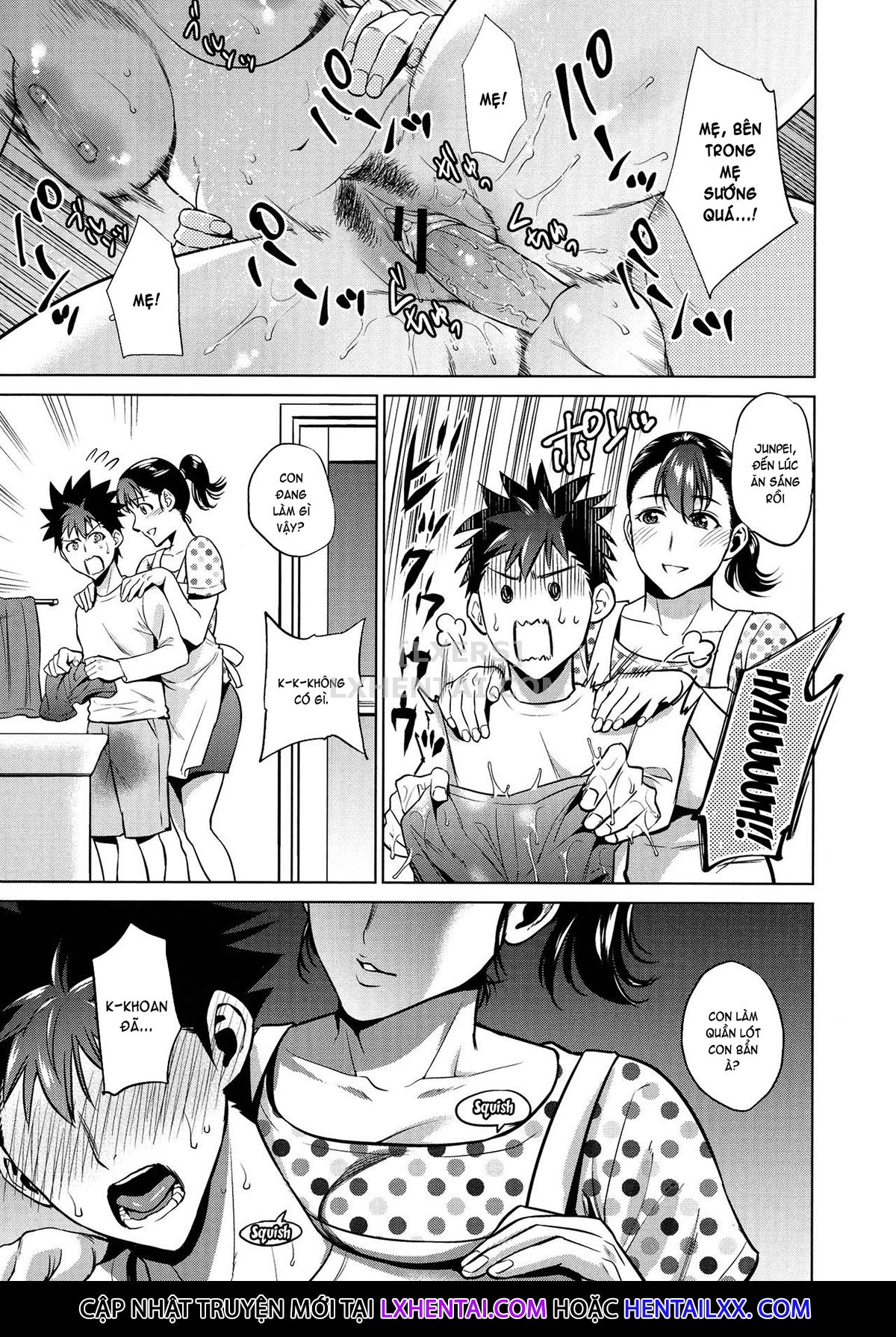 Đọc truyện hentai The Day I Connected With Mom - Chap 8
