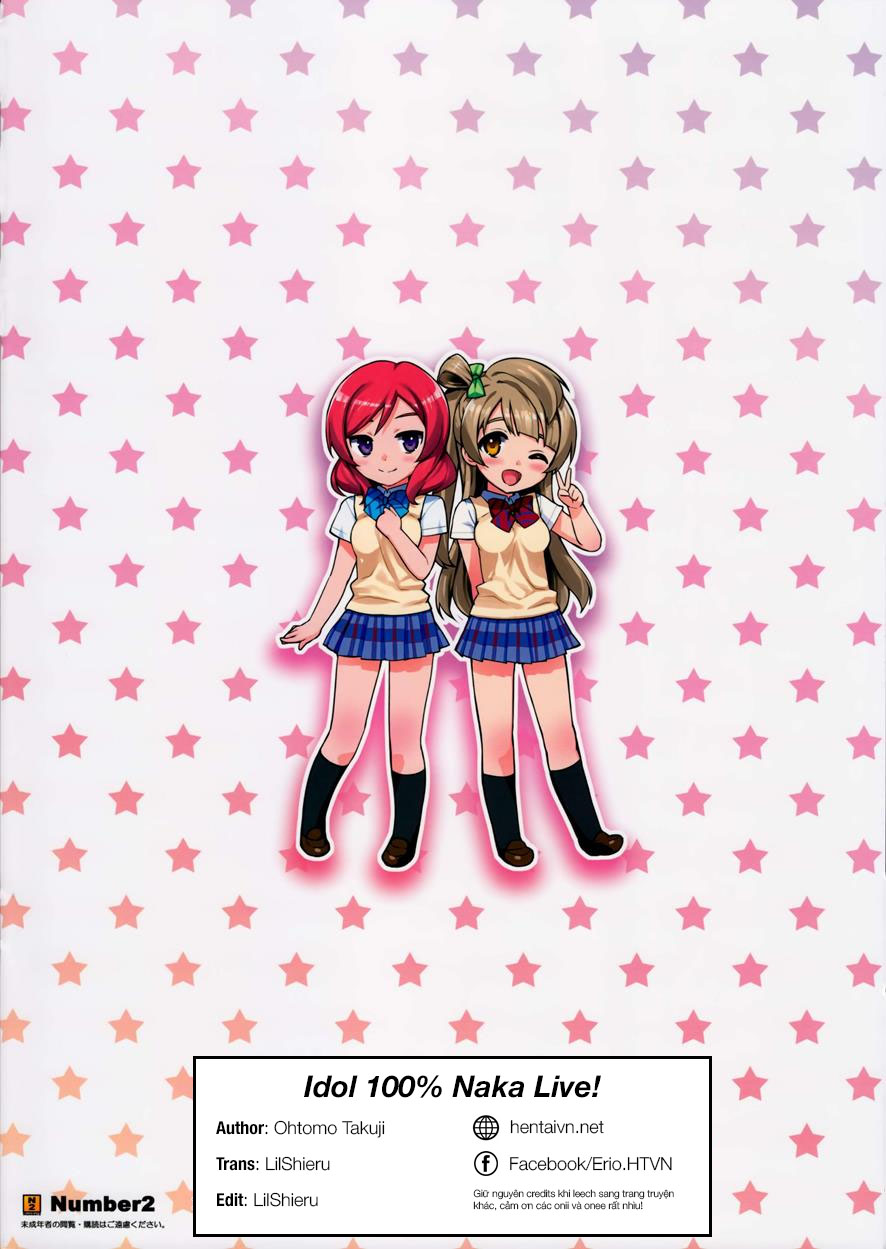 Đọc truyện hentai Idol 100% Naka Live! (Love Live!) - Oneshot