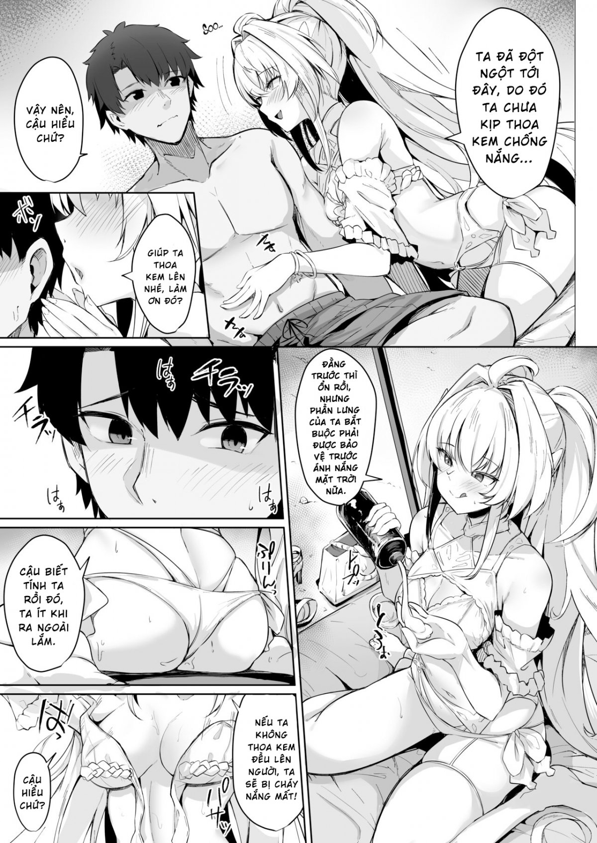 Đọc truyện hentai Chaldea Midsummer Vacation Lady ❤ Avalon Edition - Oneshot
