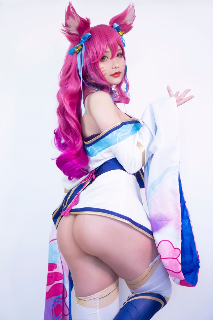 Đọc truyện hentai Tuyển tập Albums siêu phẩm Cosplay - Chap 373 - Hana Bunny – Spirit Blossom Ahri